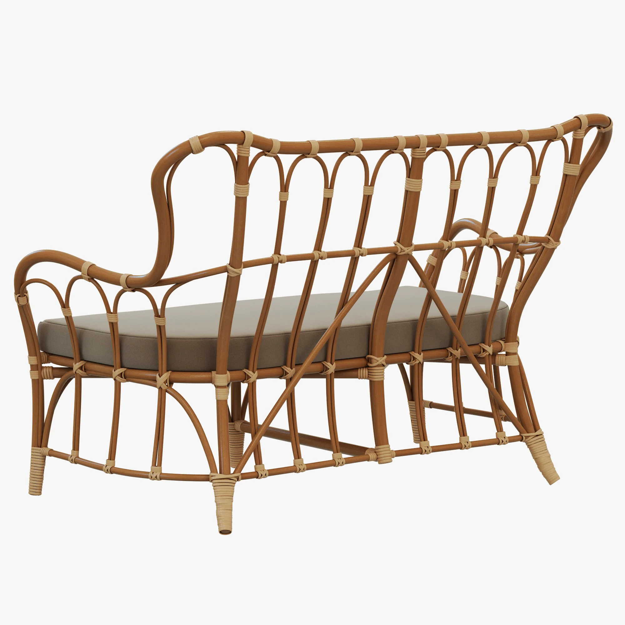 Ikea MASTHOLMEN Loveseat — 3D model preview 9