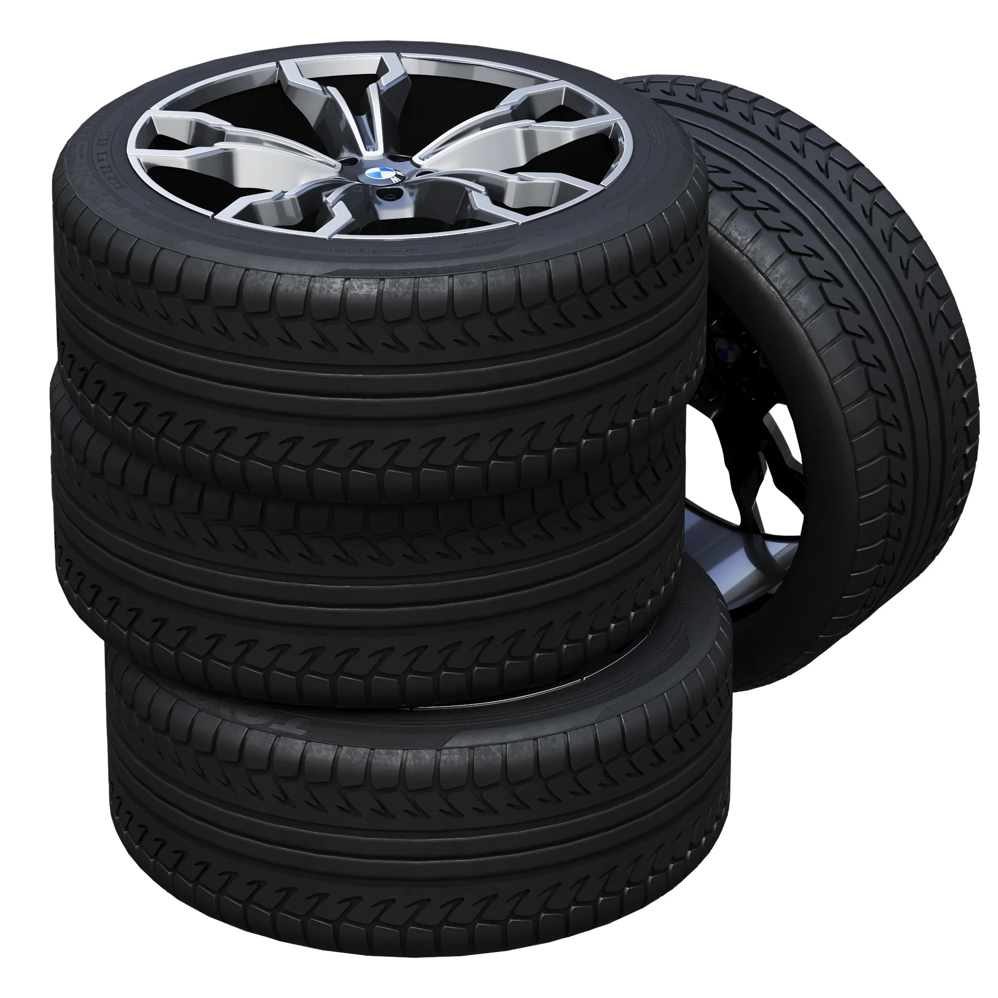 BMW Tires 4 — 3D model preview 3