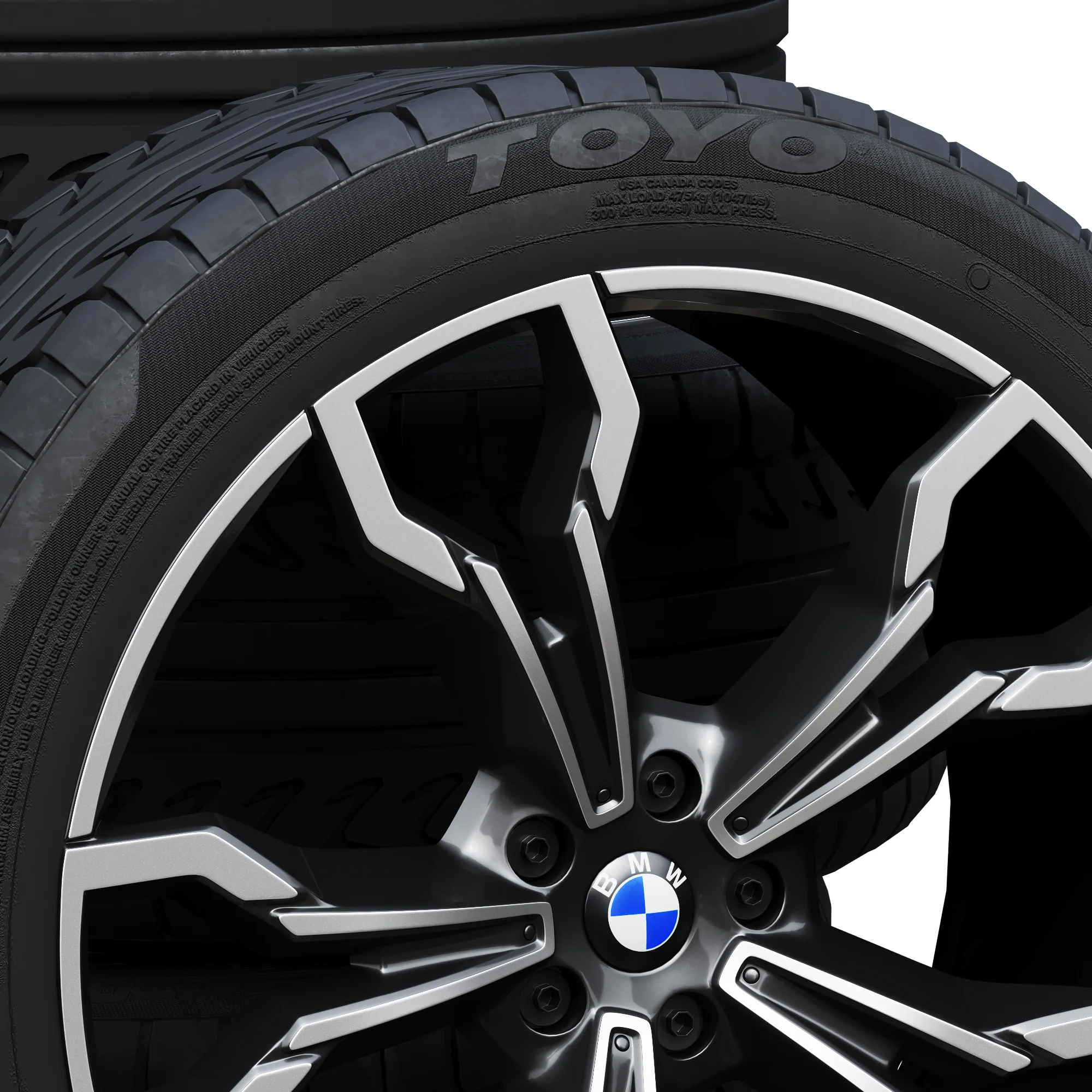 BMW Tires 4 — 3D model preview 4