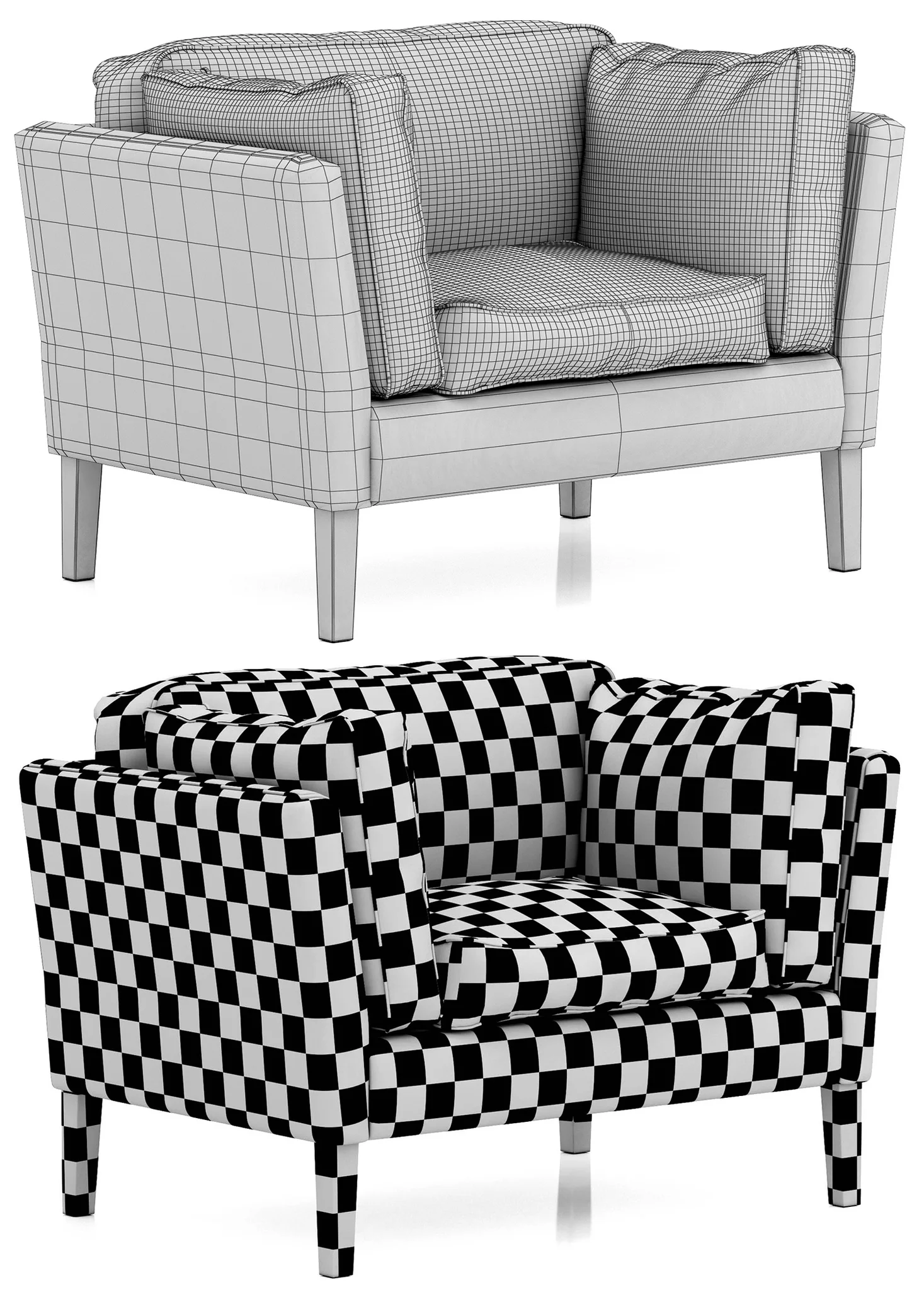 Restoration Hardware Sorensen Chair — 3D model preview 9