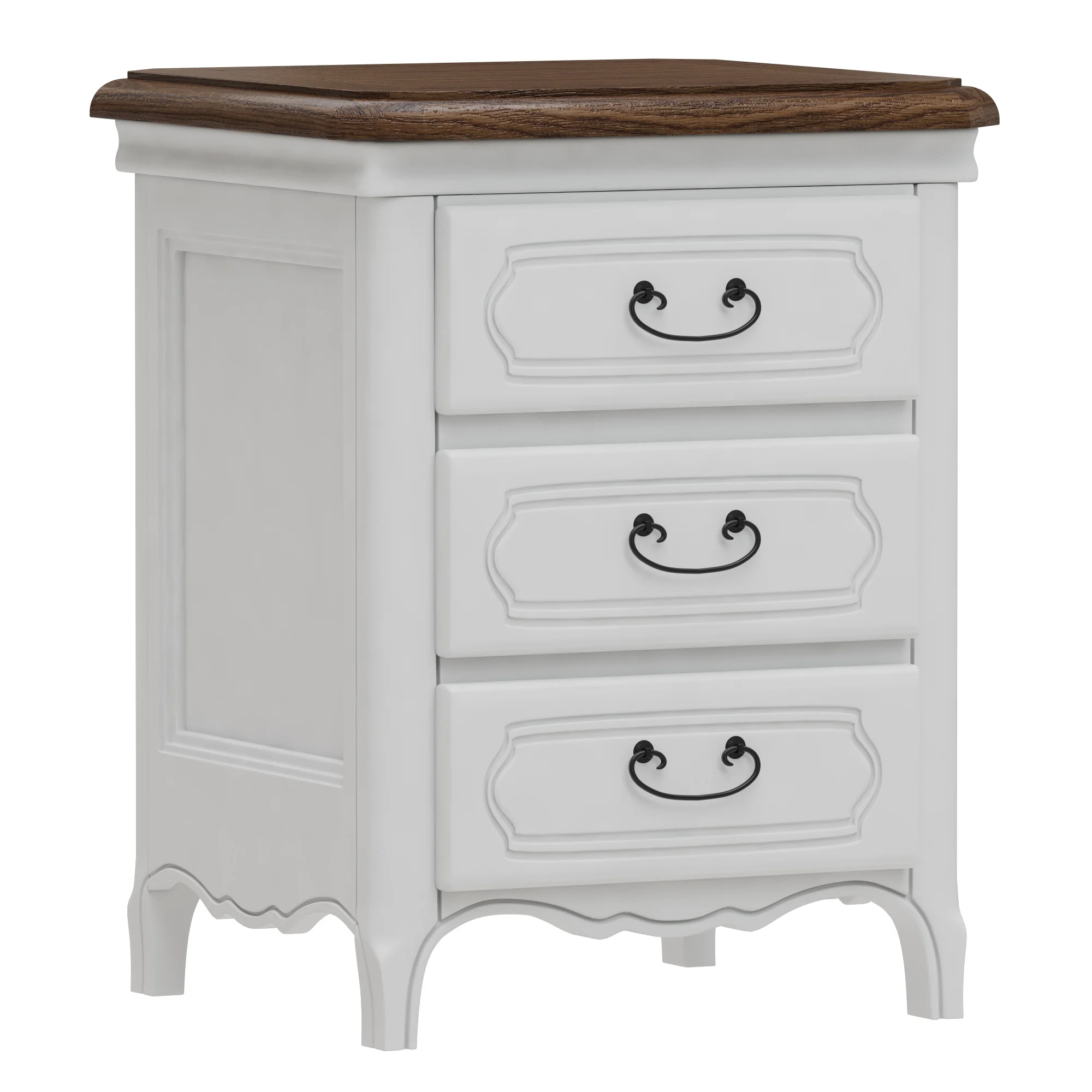 Dantone Home Salon De Provans Bedside Table 2 — 3D model preview 1