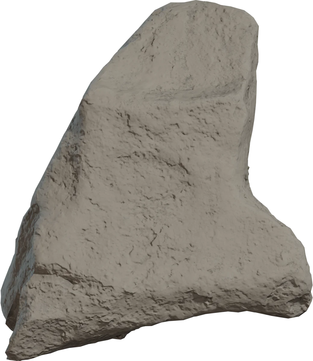 Moon Rock Formation 05 - Photorealistic Jagged Stone