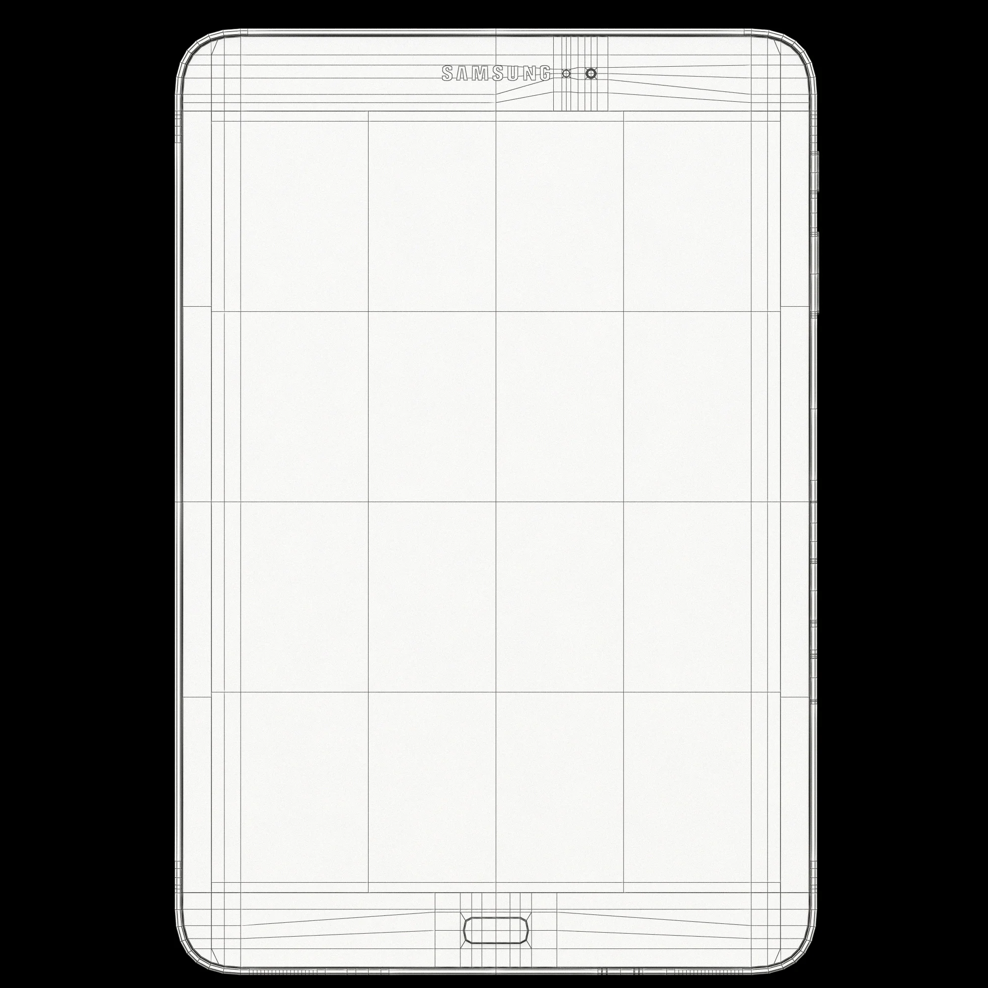 Samsung Galaxy Tab S2 — 3D model preview 19