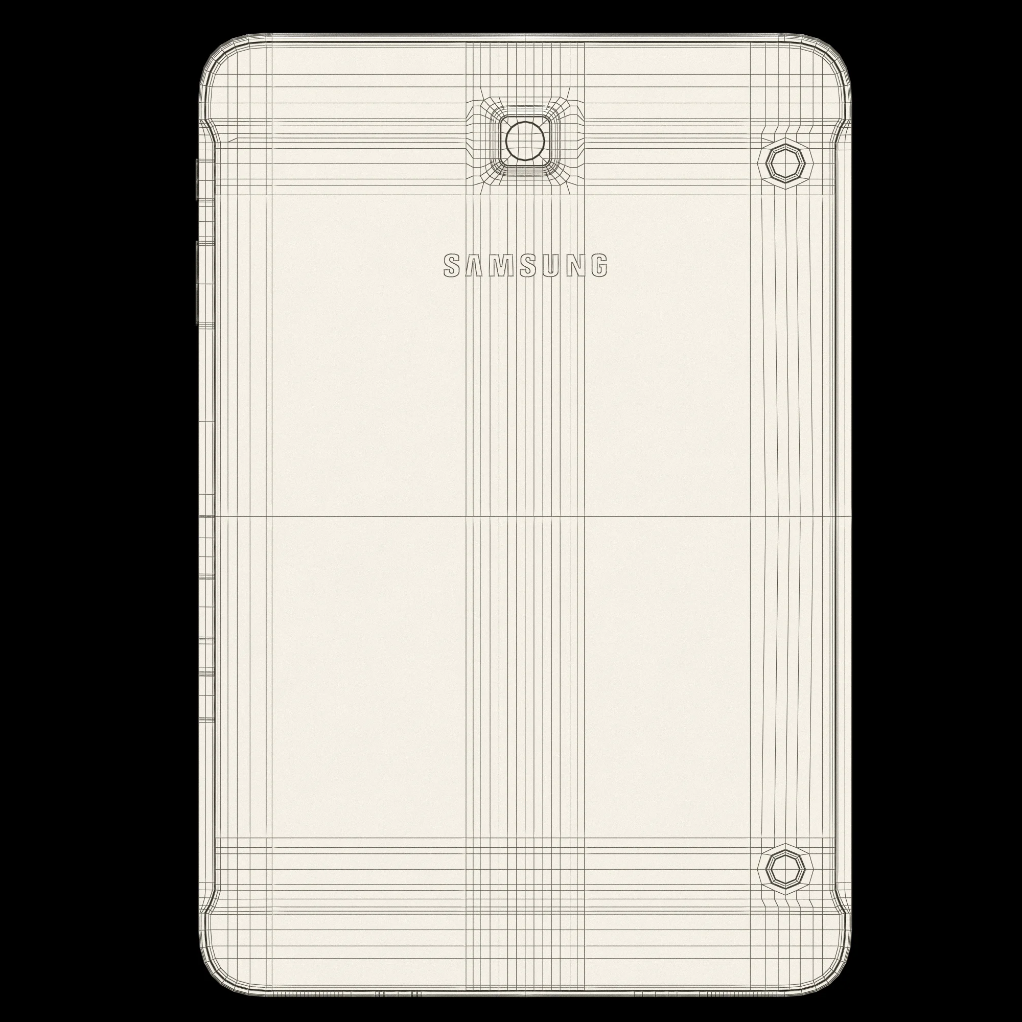 Samsung Galaxy Tab S2 — 3D model preview 22