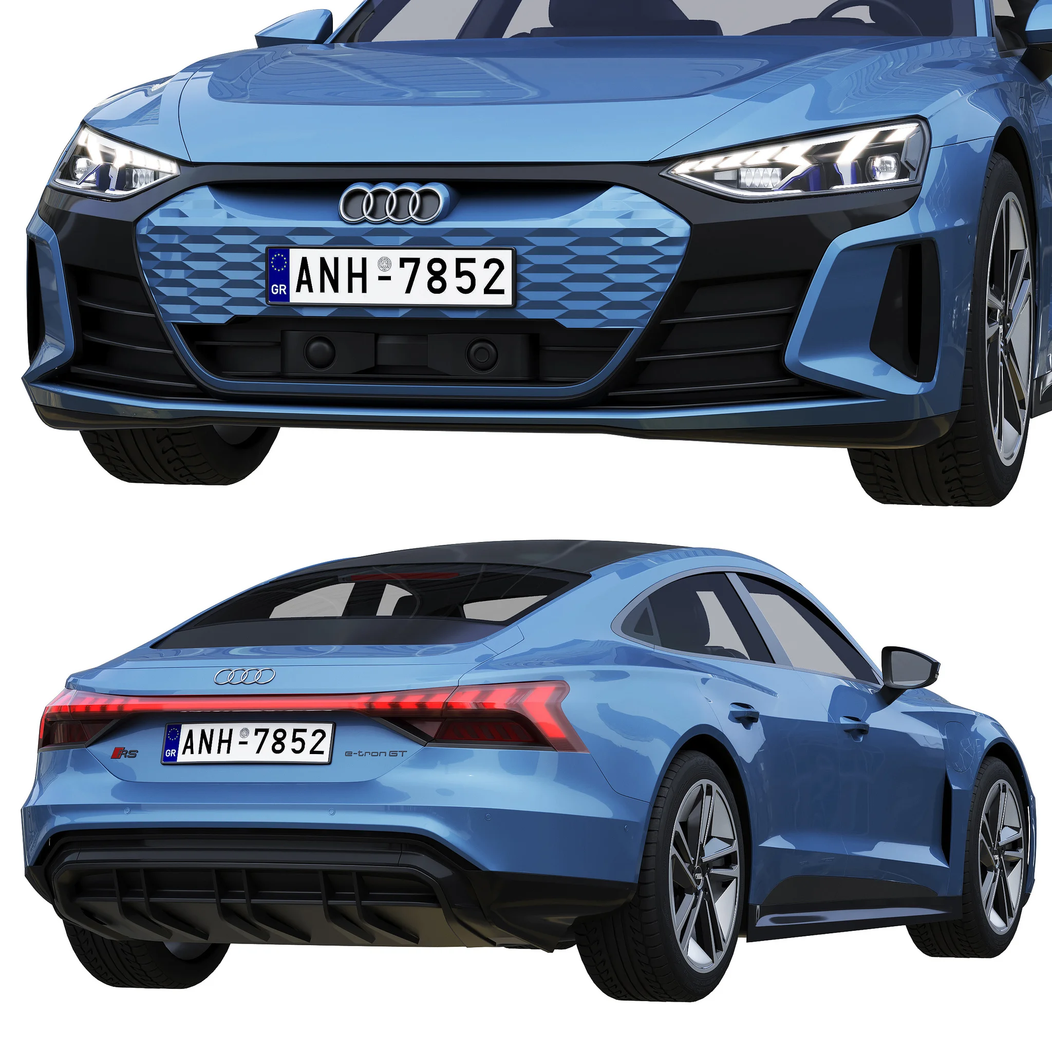 Audi RS E Tron GT, 3D model preview 3