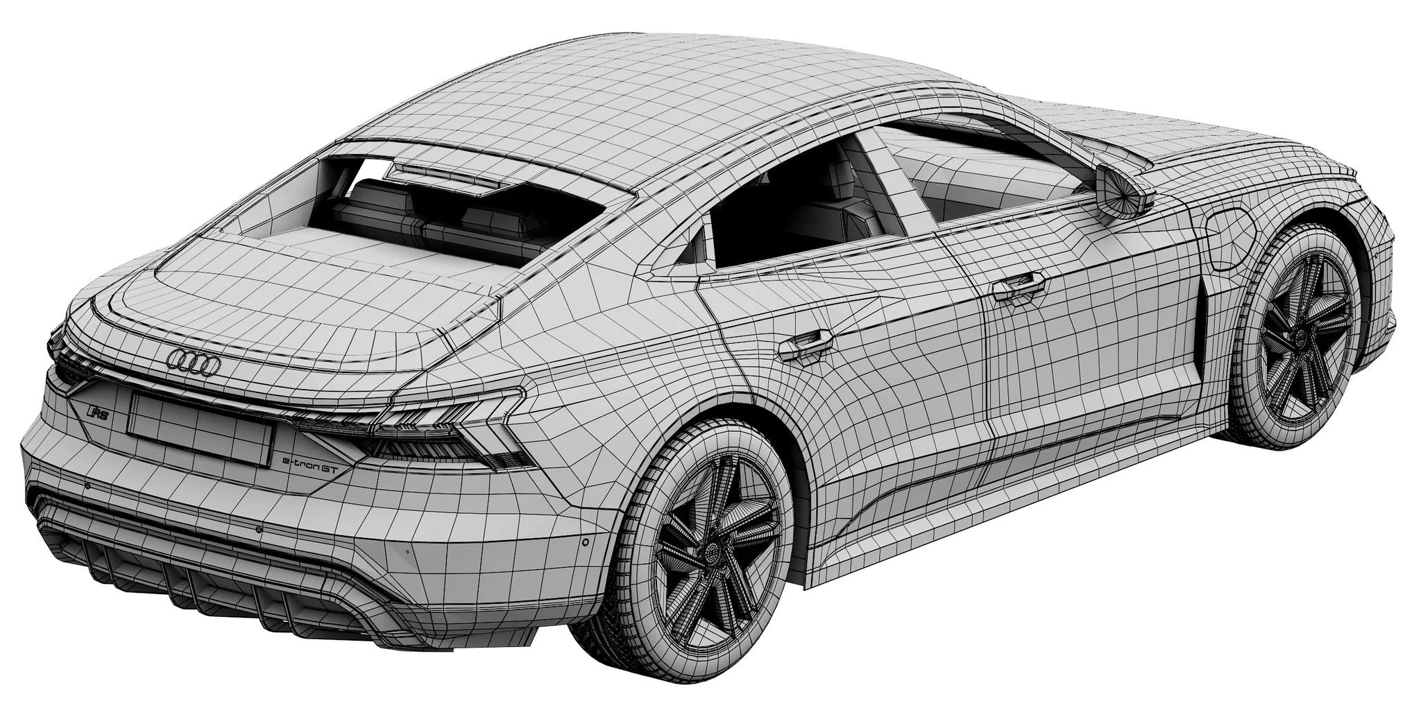 Audi RS E Tron GT, 3D model preview 22