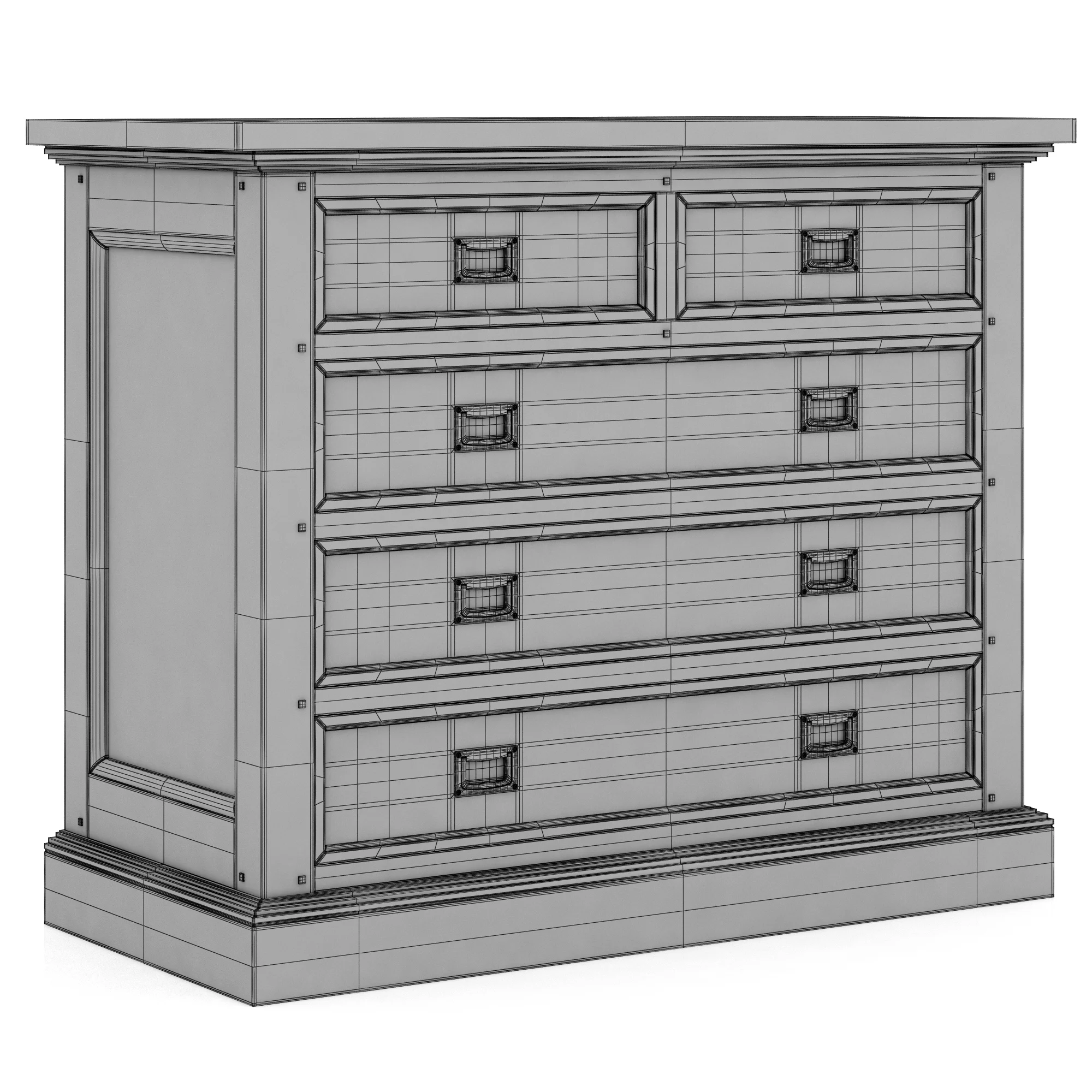 Dantone Home Oxford Drawer 3 — 3D model preview 7