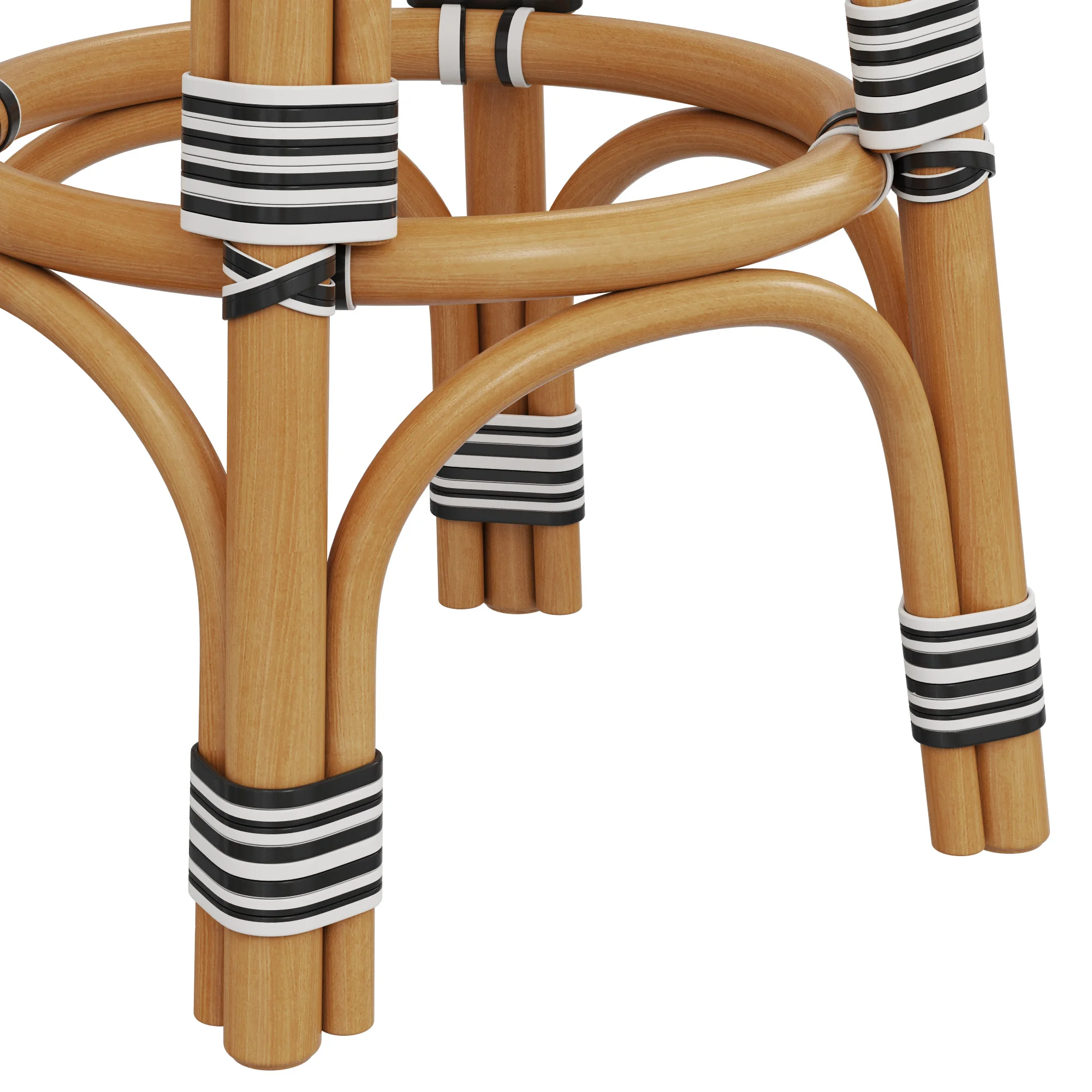 Restoration Hardware St Germain Resin Backless Stool — 3D model preview 5