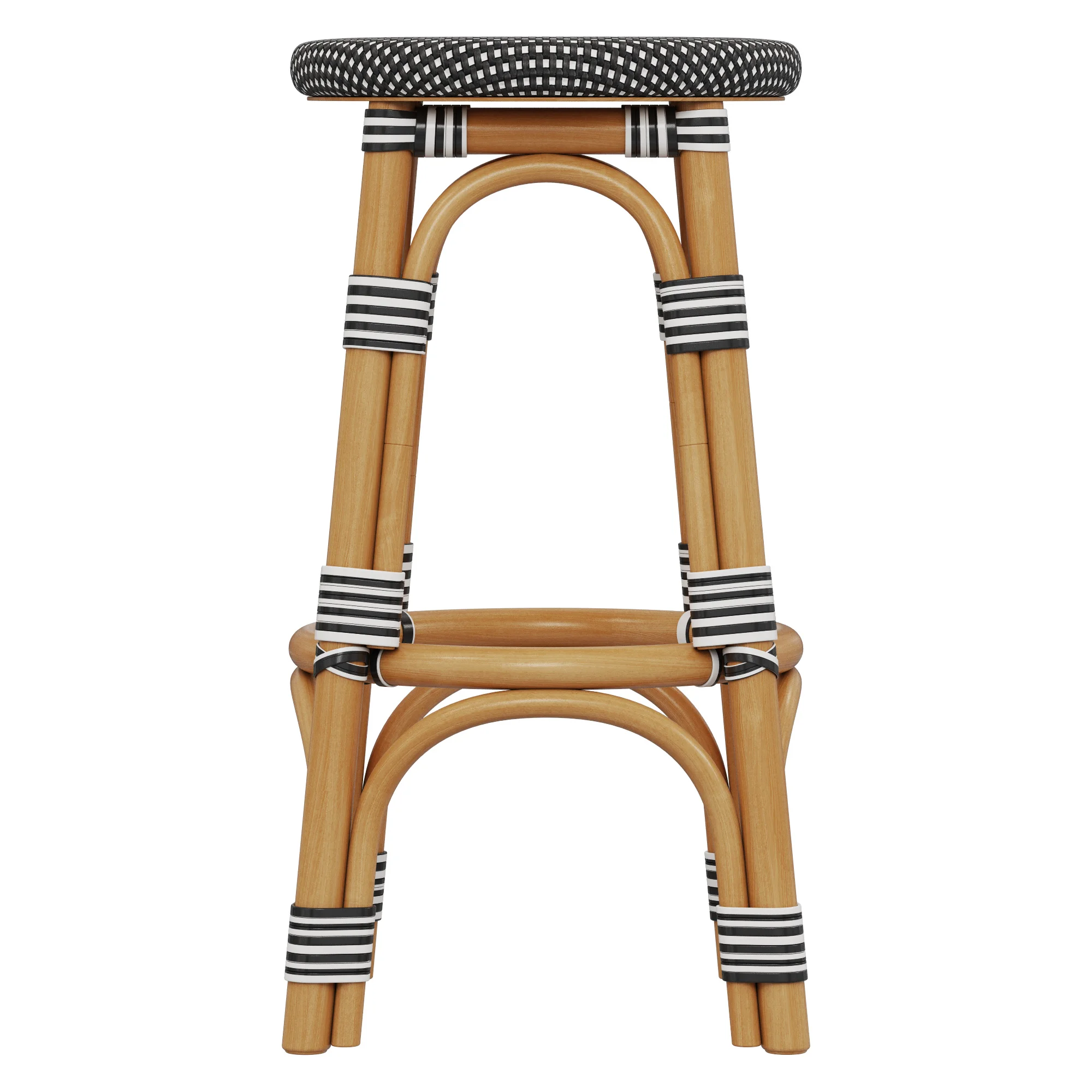 Restoration Hardware St Germain Resin Backless Stool — 3D model preview 6