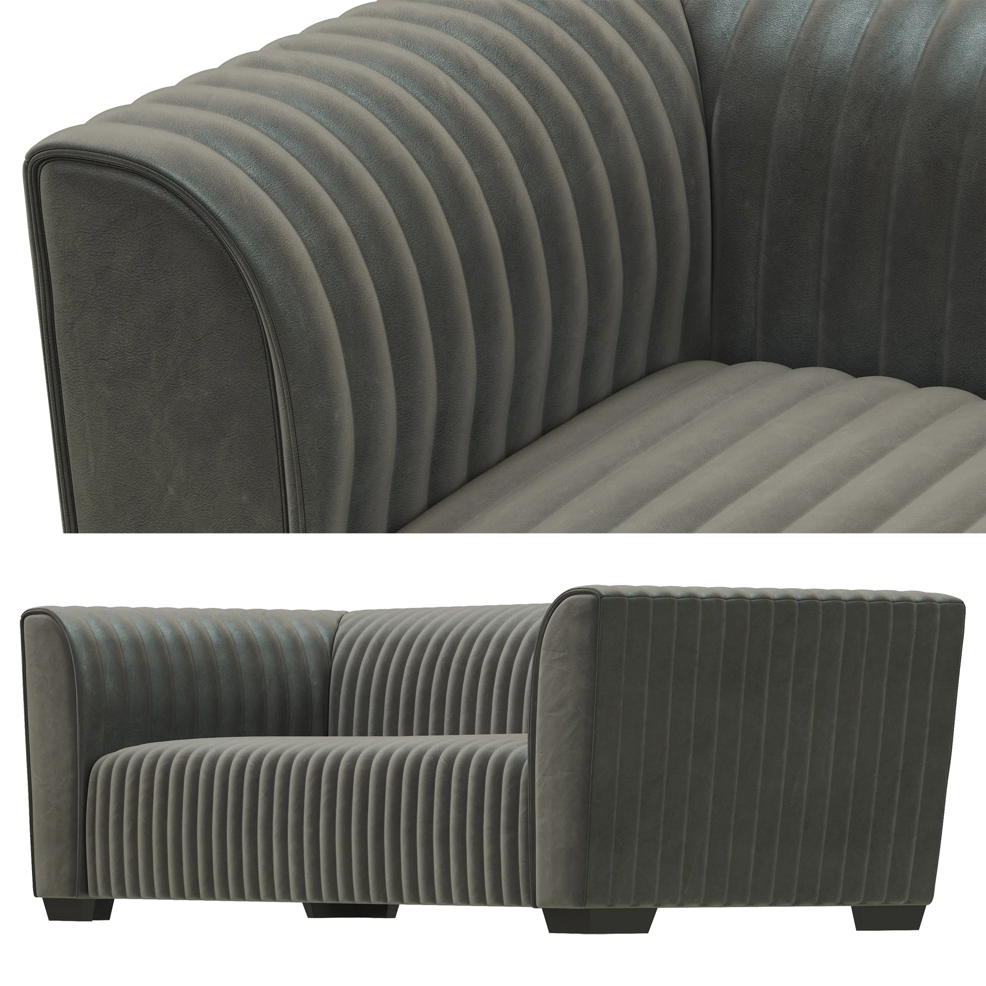 Bernhardt Kent Sofa — 3D model preview 5