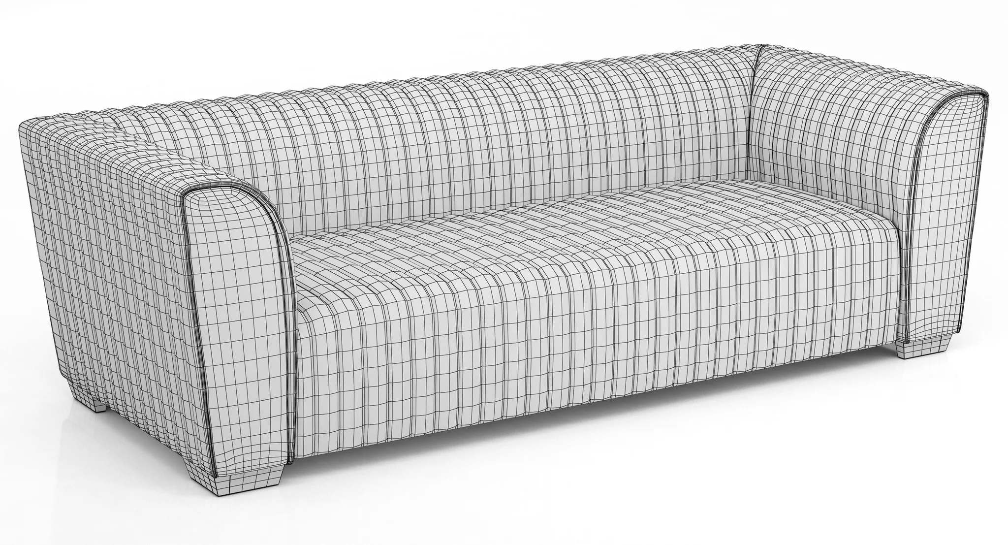 Bernhardt Kent Sofa — 3D model preview 9