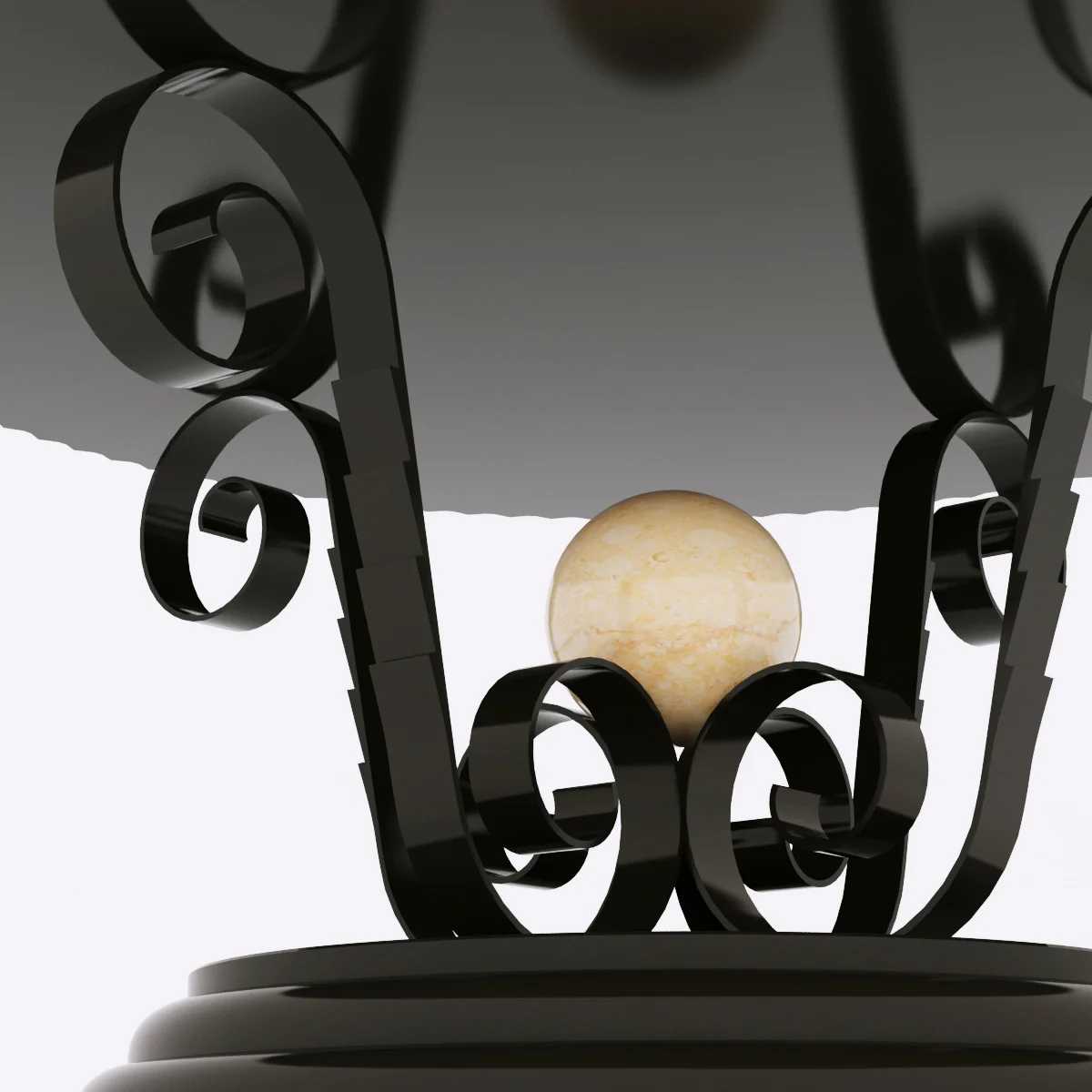 Francesko Molon F506 Round Table — 3D model preview 1
