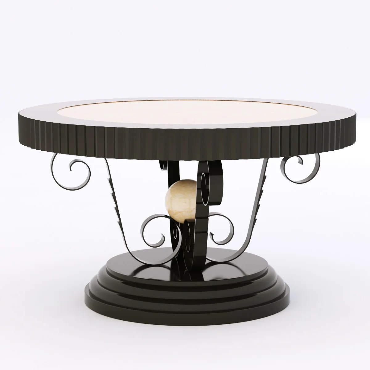 Francesko Molon F506 Round Table — 3D model preview 2
