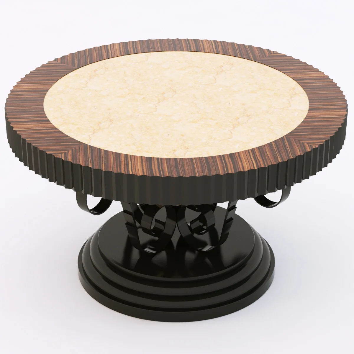 Francesko Molon F506 Round Table — 3D model preview 3