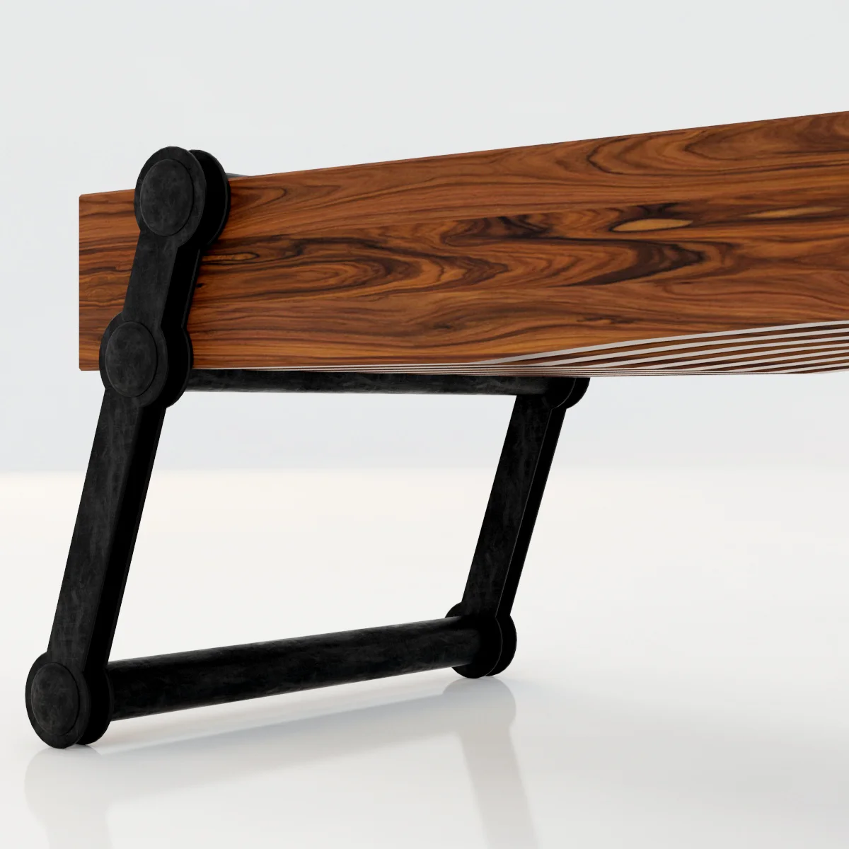 Restoration Hardware Kinetic Narrow Coffee Table — 3D model preview 1