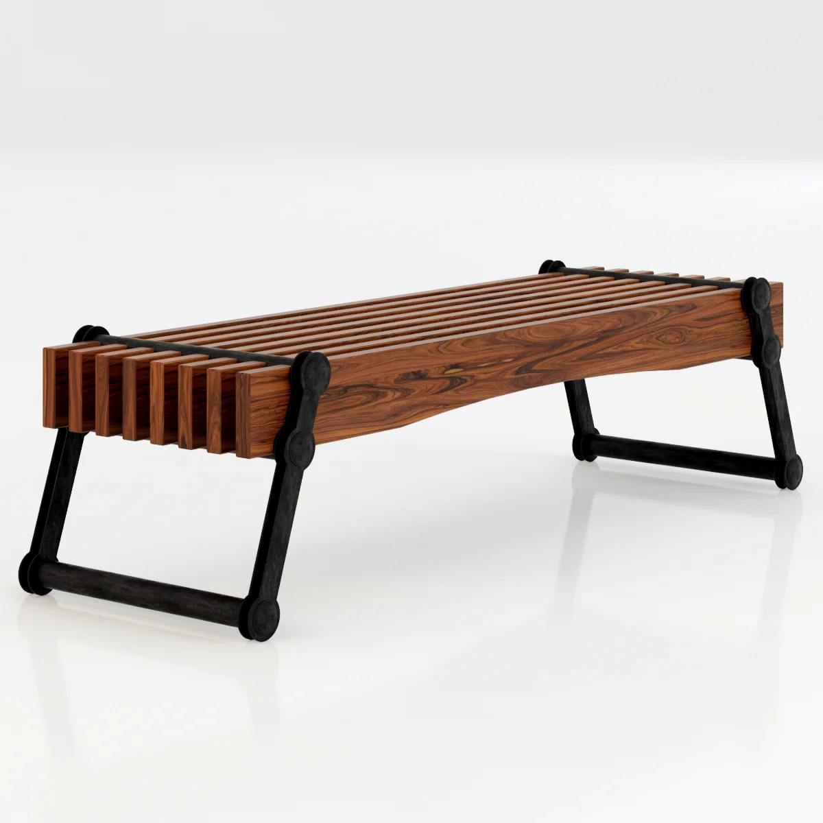 Restoration Hardware Kinetic Narrow Coffee Table — 3D model preview 2