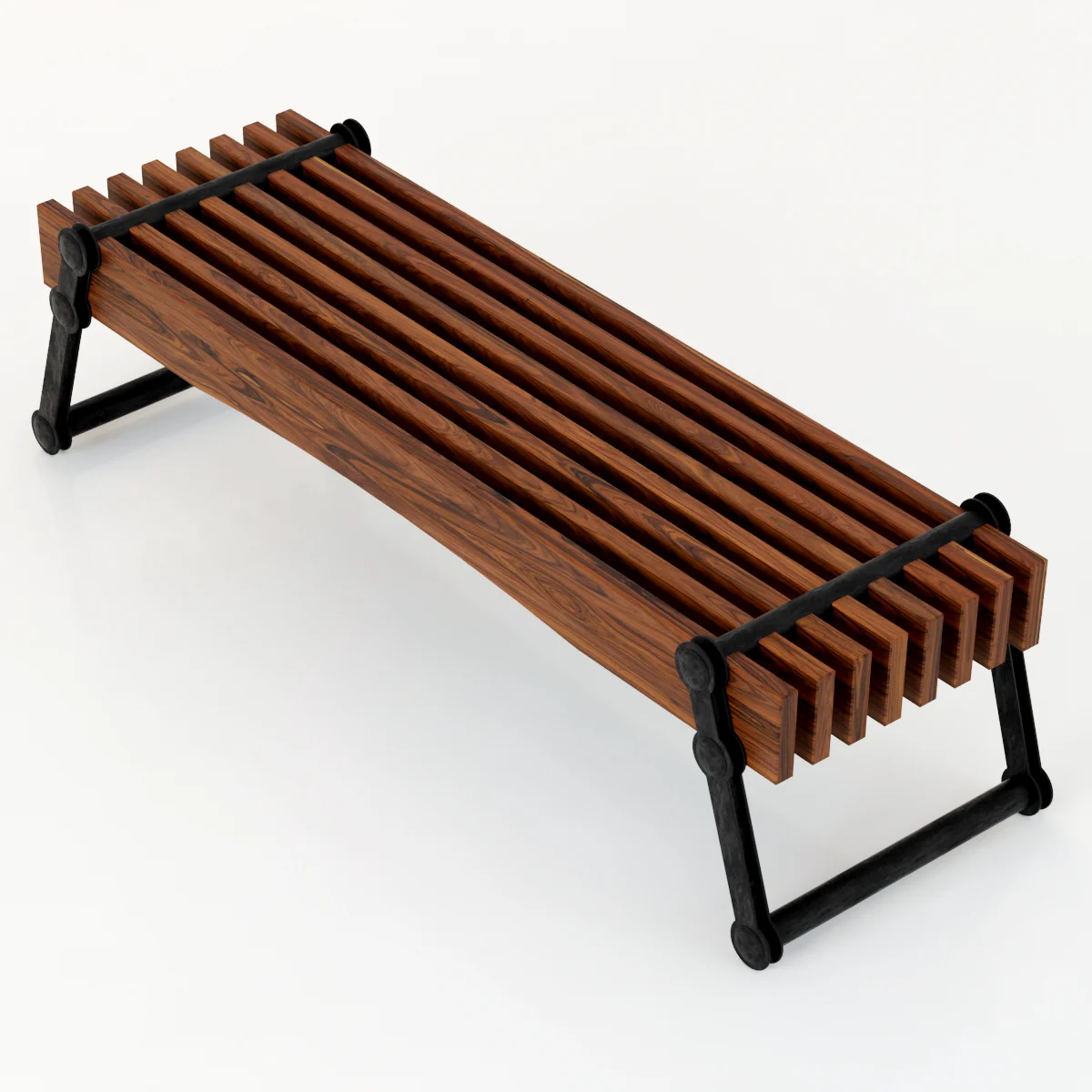 Restoration Hardware Kinetic Narrow Coffee Table — 3D model preview 3