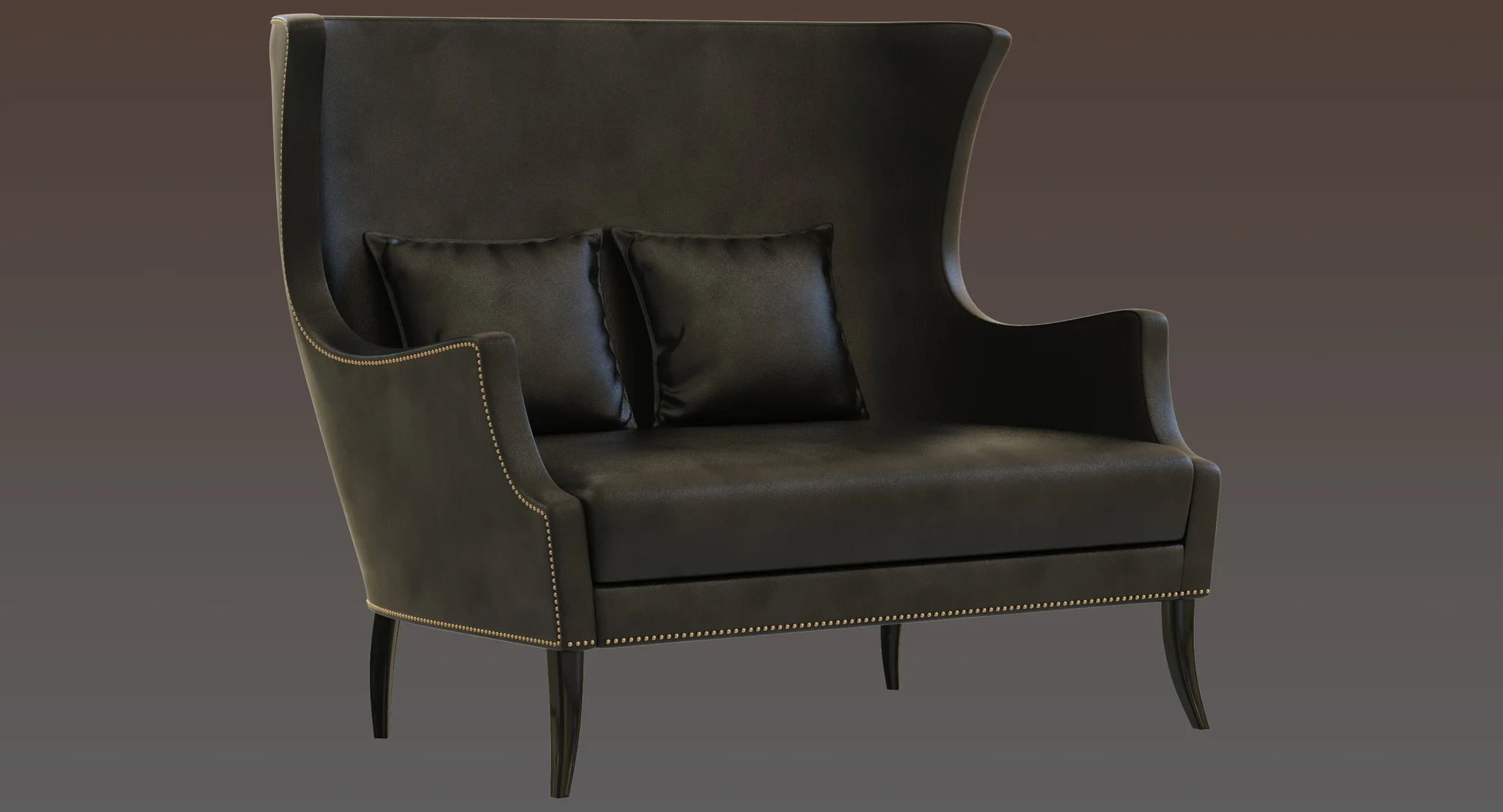 Brabbu Dukono 2 Seat Sofa — 3D model preview 5