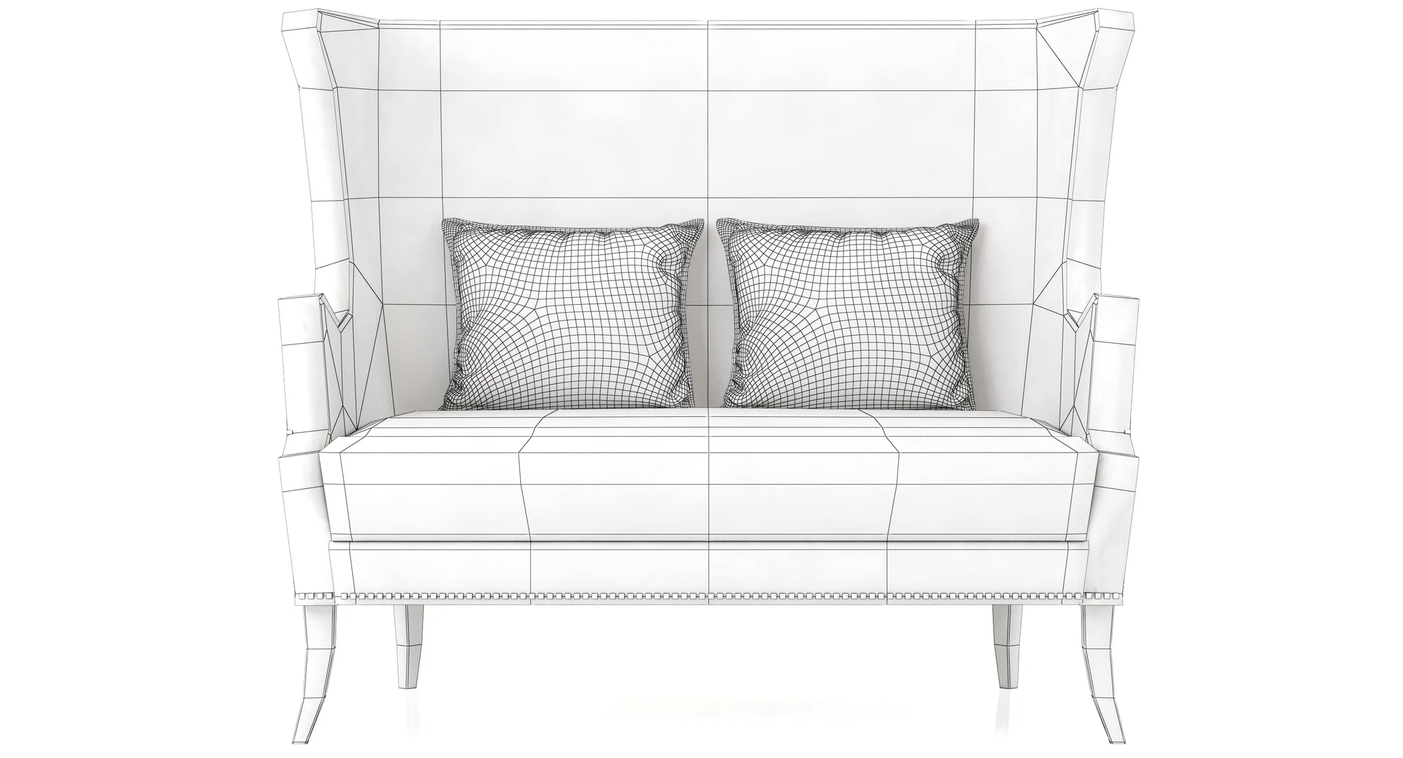 Brabbu Dukono 2 Seat Sofa — 3D model preview 16