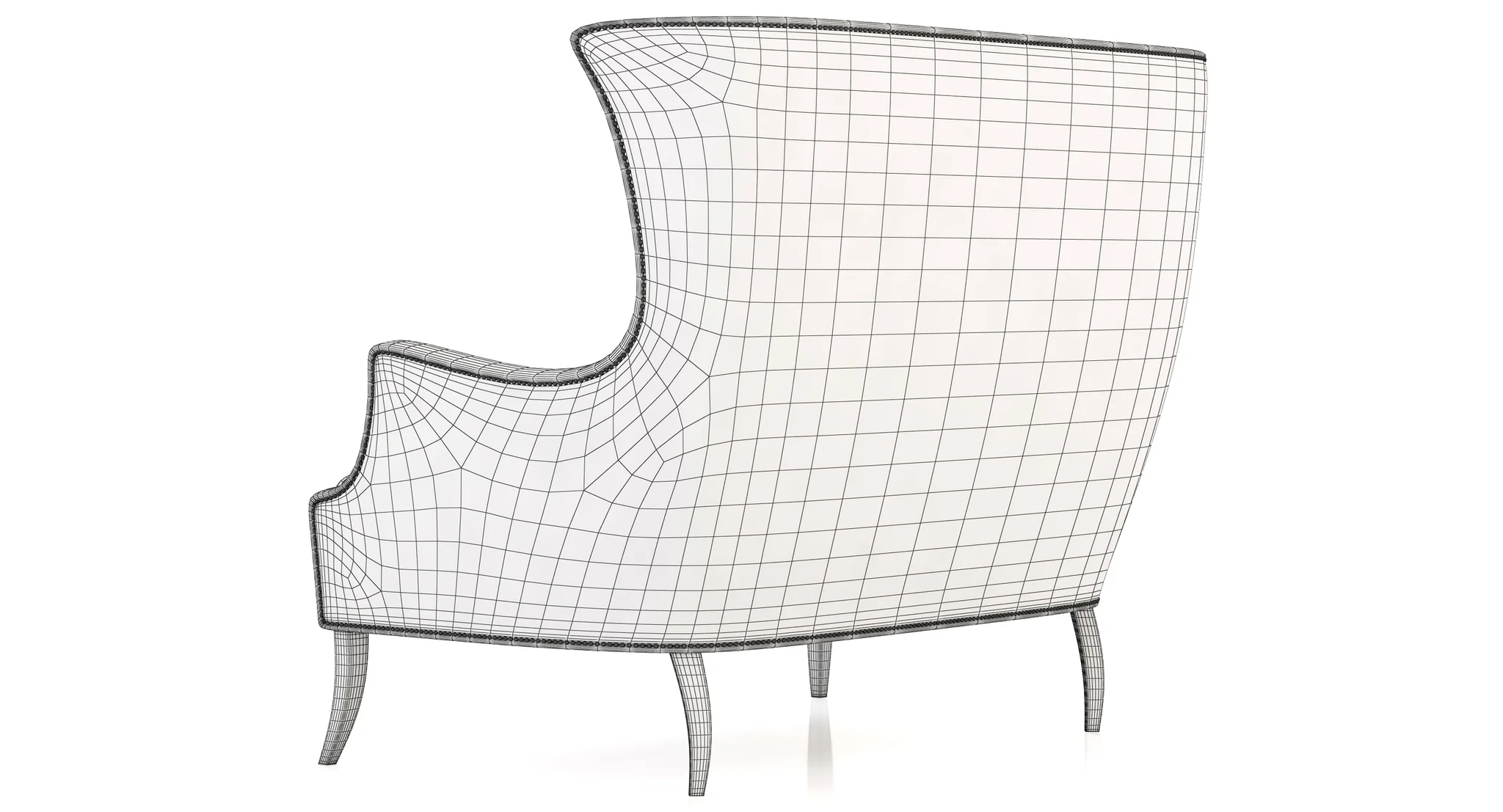 Brabbu Dukono 2 Seat Sofa — 3D model preview 21