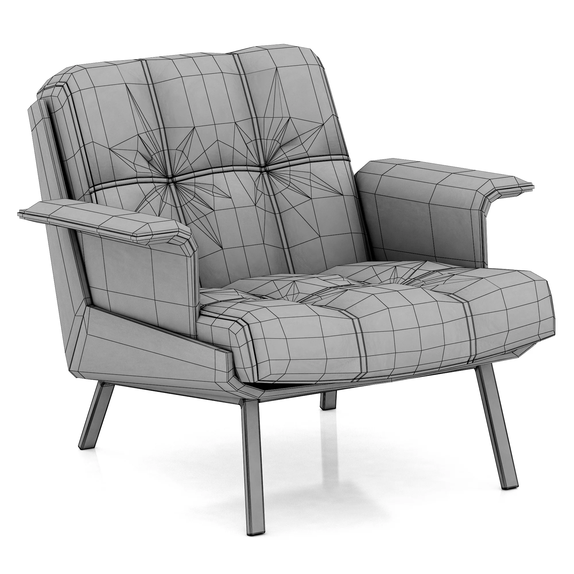 Minotti Daiki — 3D model preview 7