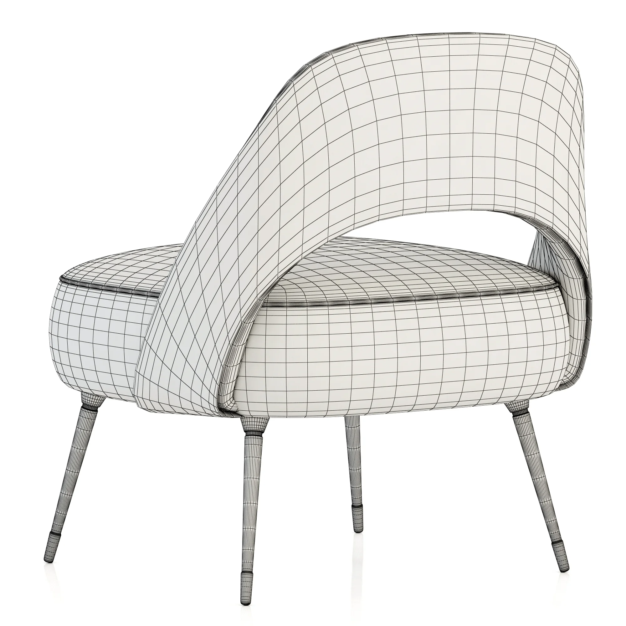 Essential Home Collins Chair — 3D model preview 7