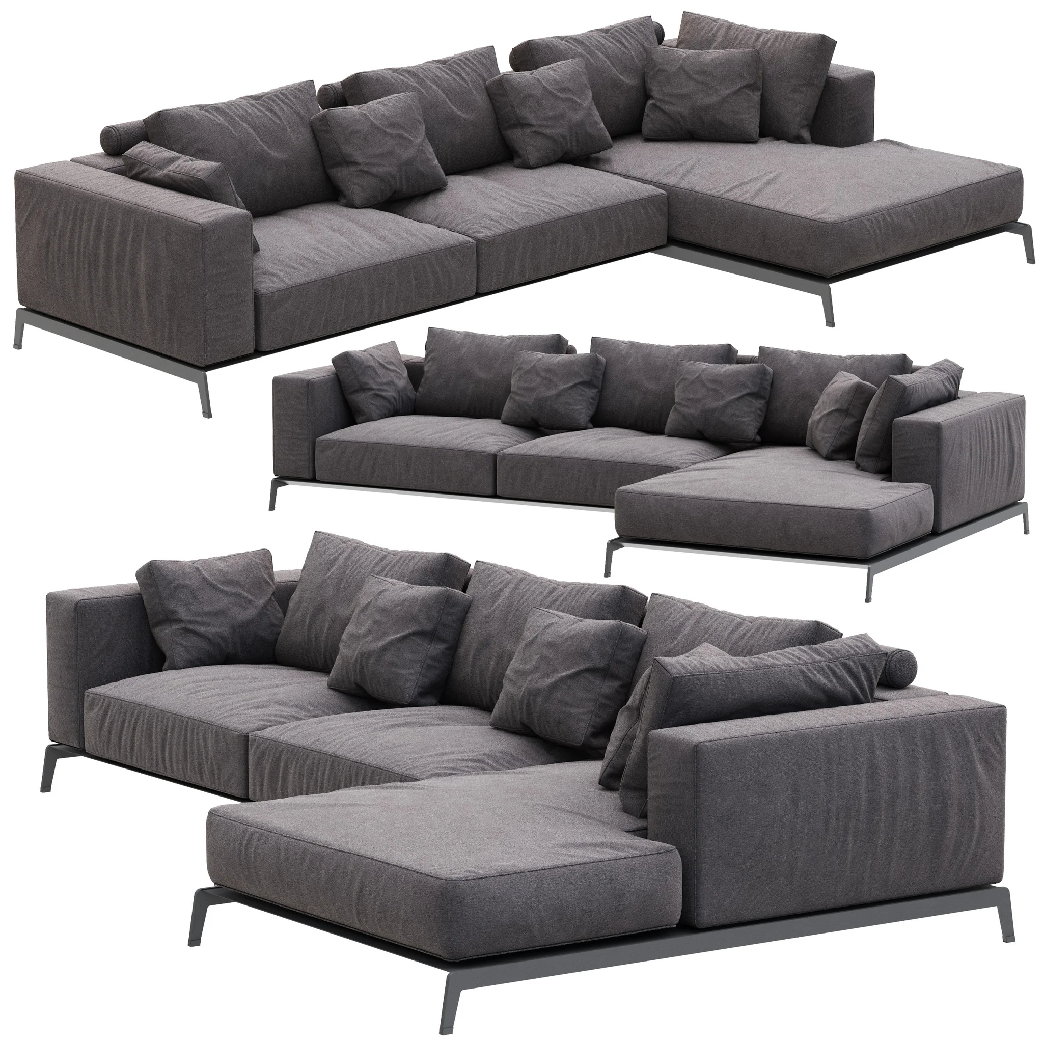 Flexform Ettore — 3D model preview 2
