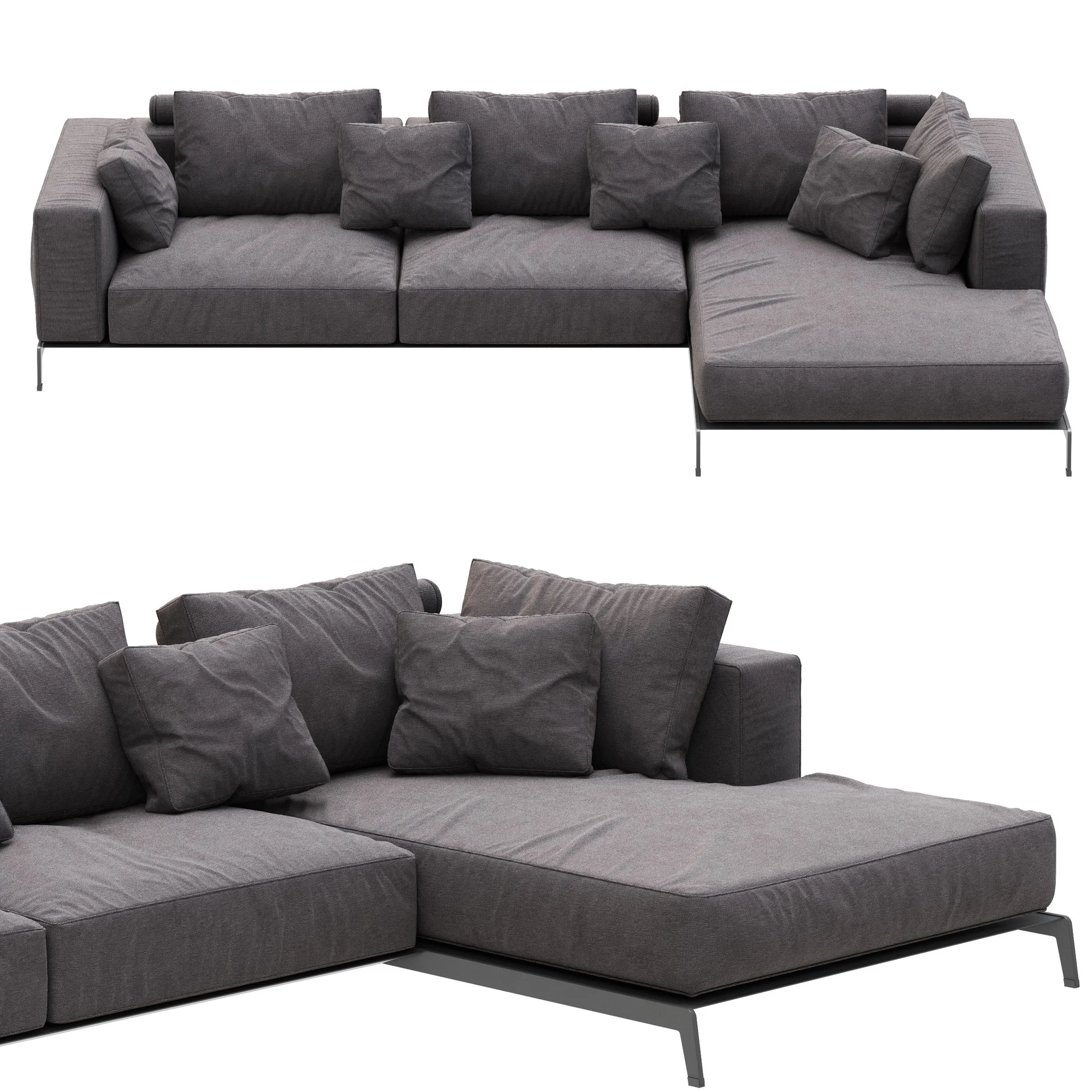 Flexform Ettore — 3D model preview 9