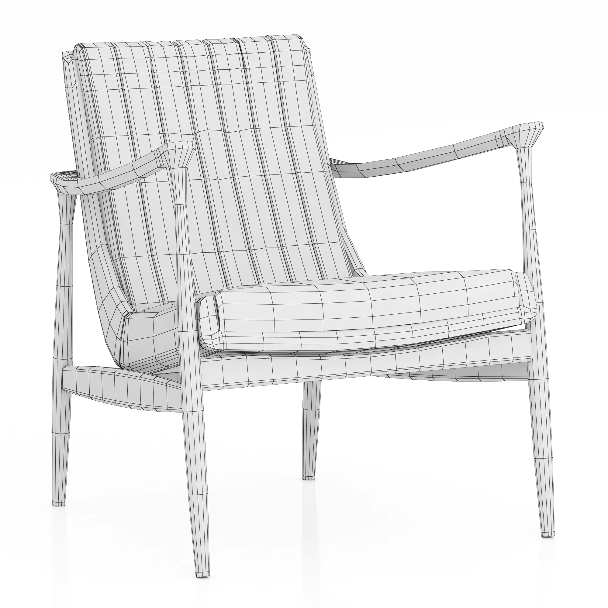 Essential Home Hudson Armchair — 3D model preview 2