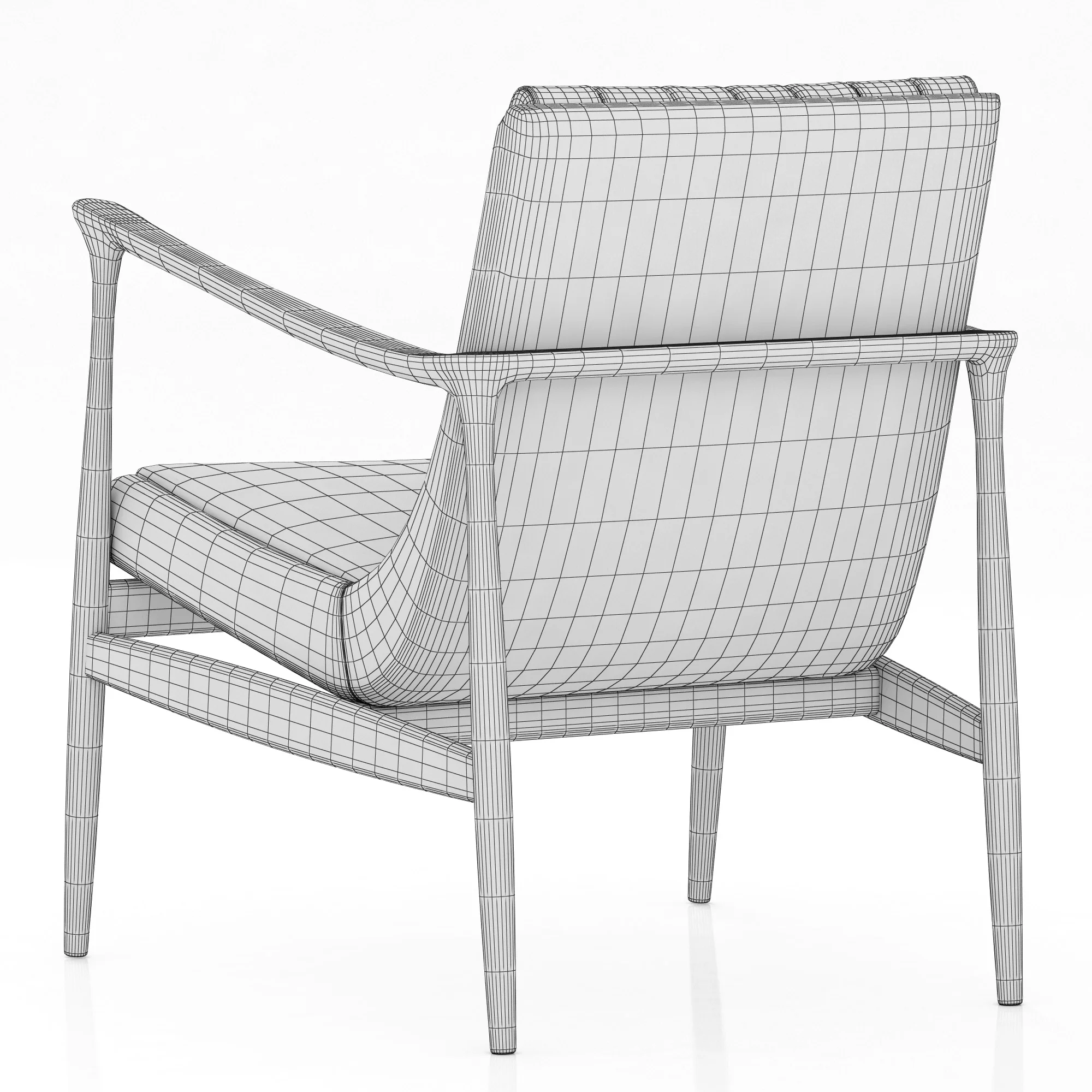Essential Home Hudson Armchair — 3D model preview 7