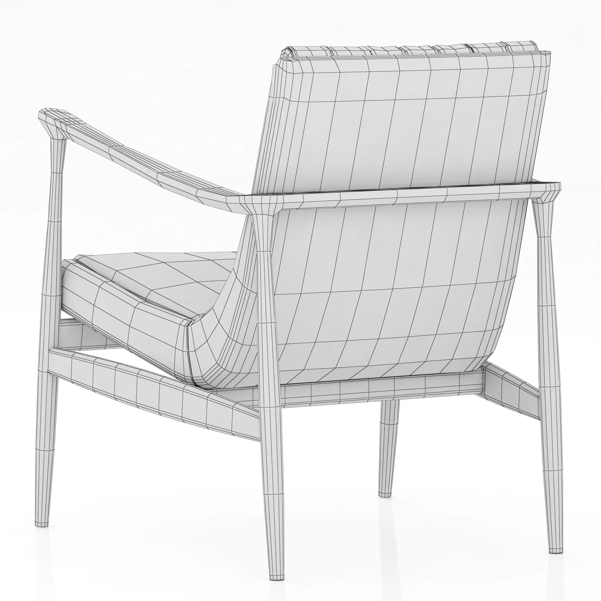 Essential Home Hudson Armchair — 3D model preview 8