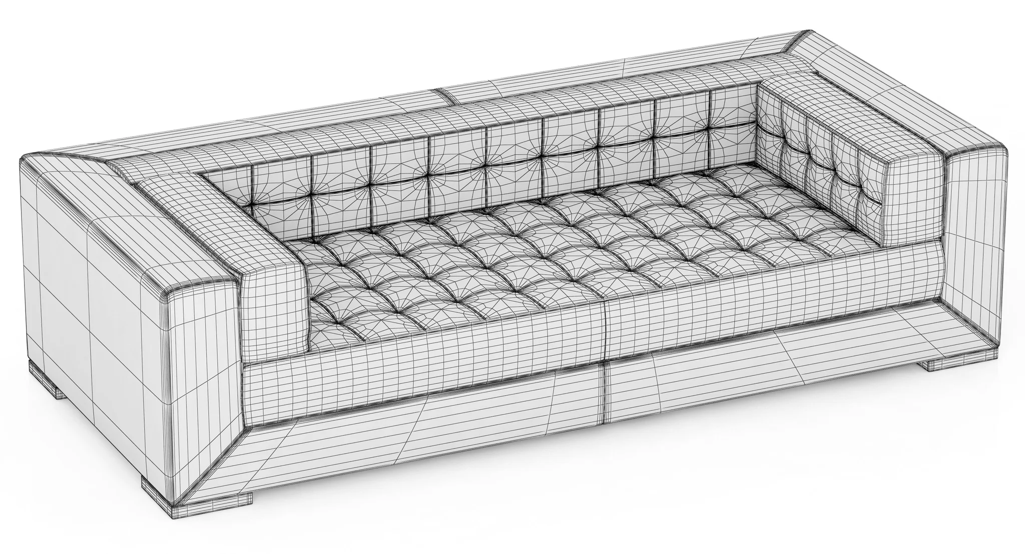 RH Modern Metropolitan Sofa — 3D model preview 3