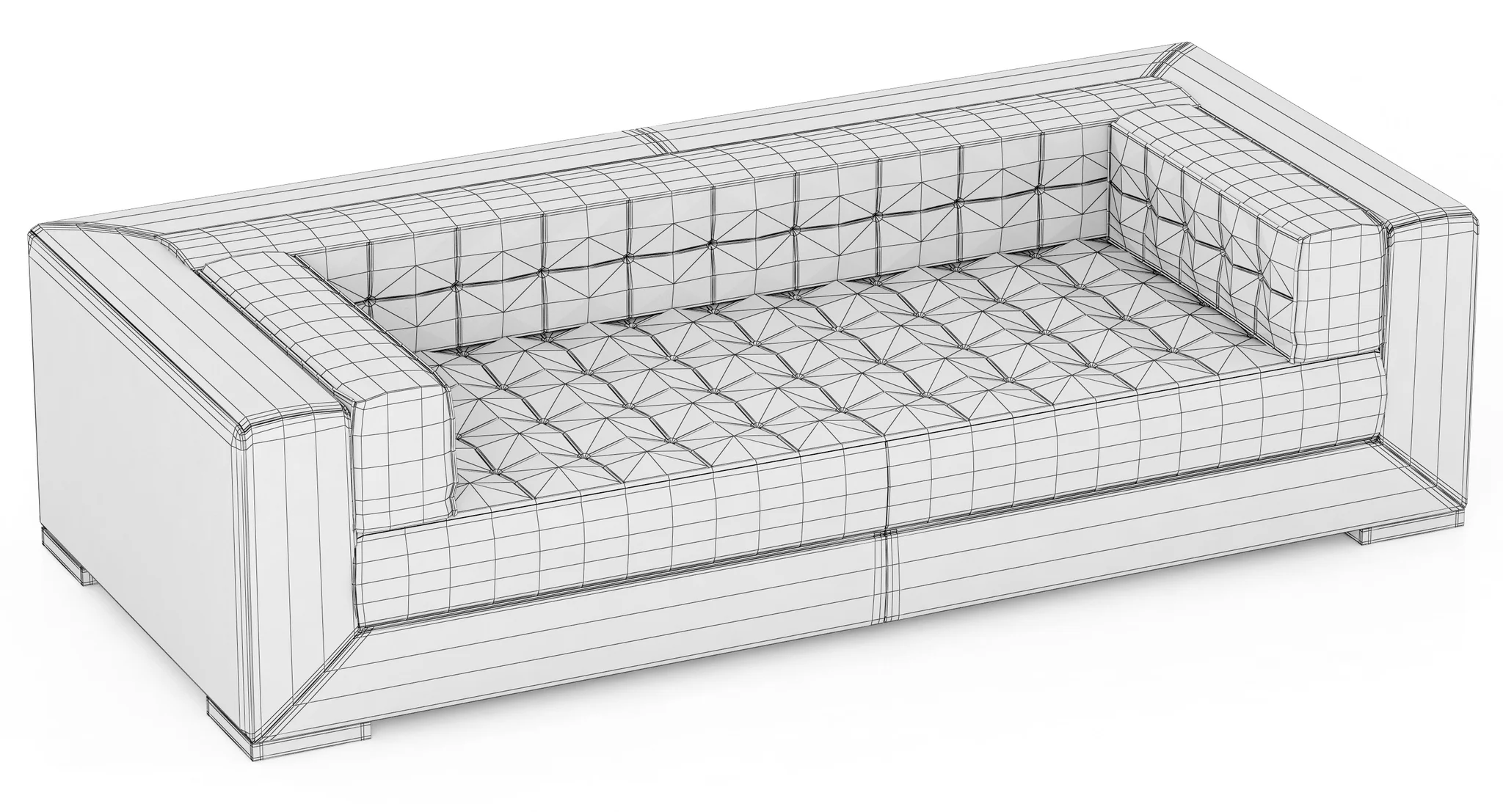 RH Modern Metropolitan Sofa — 3D model preview 4
