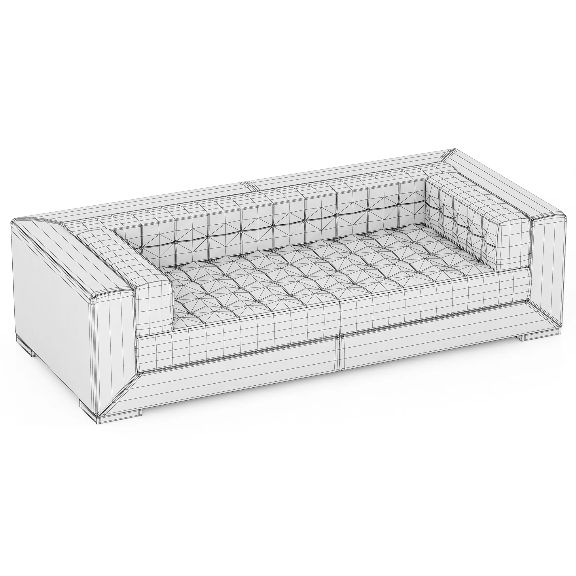 RH Modern Metropolitan Sofa — 3D model preview 5