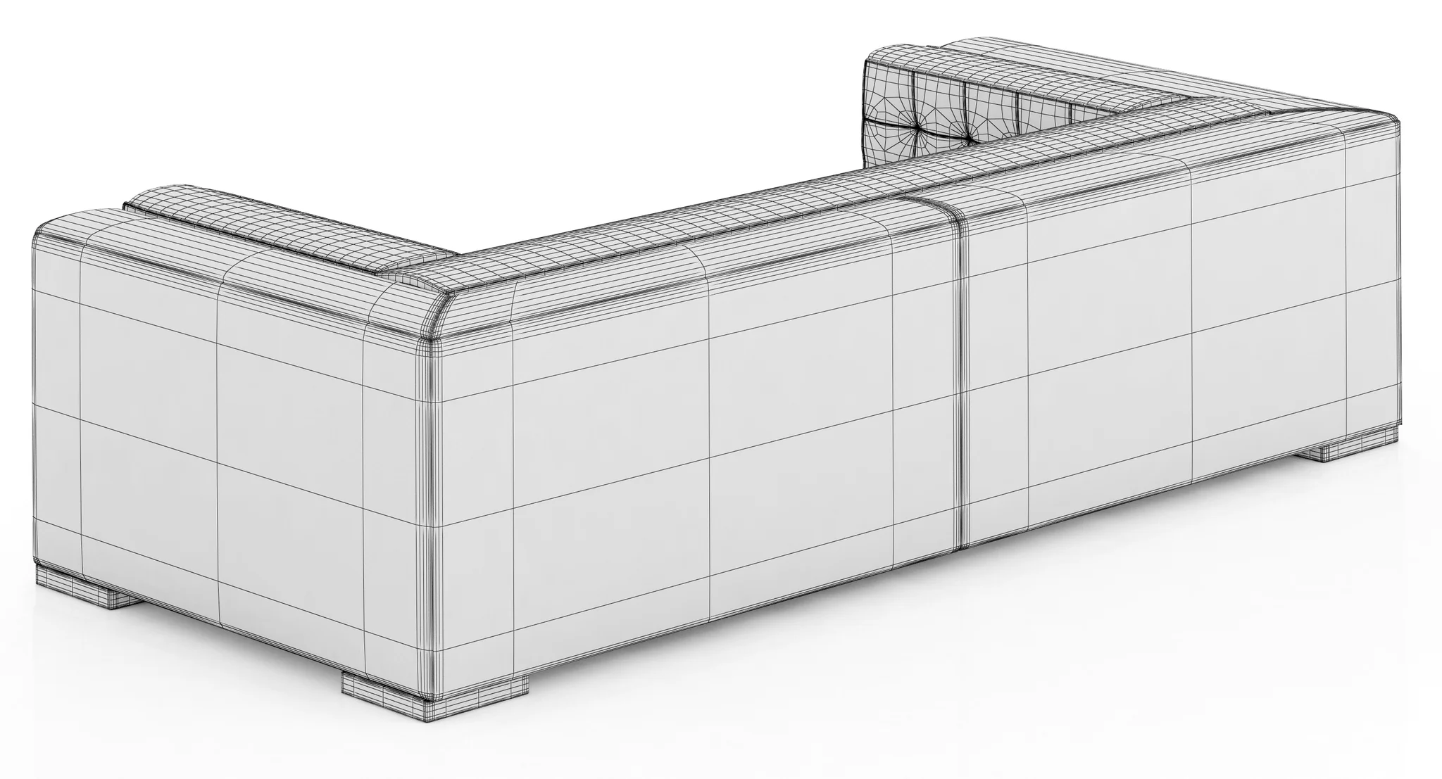 RH Modern Metropolitan Sofa — 3D model preview 9