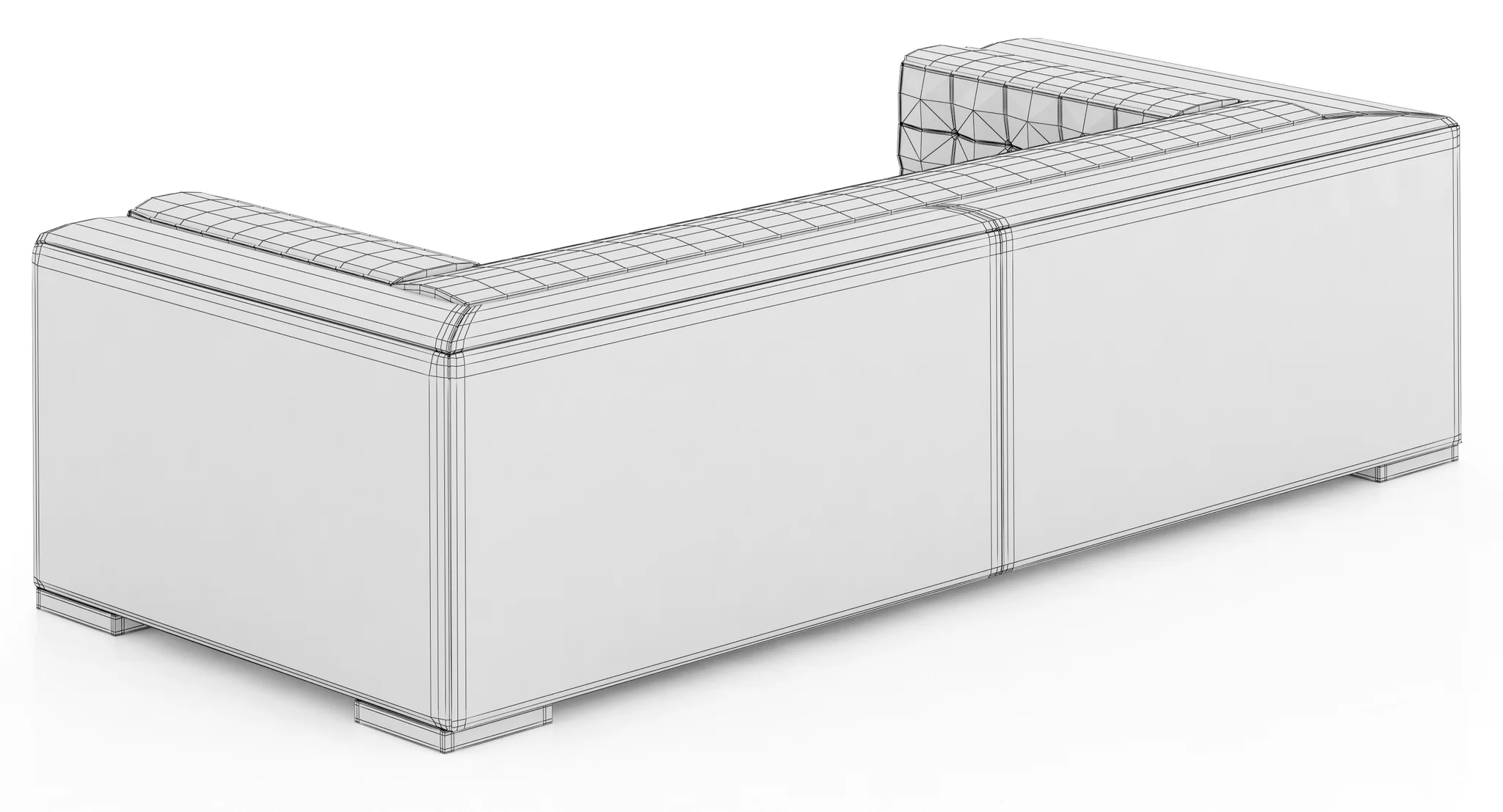 RH Modern Metropolitan Sofa — 3D model preview 10