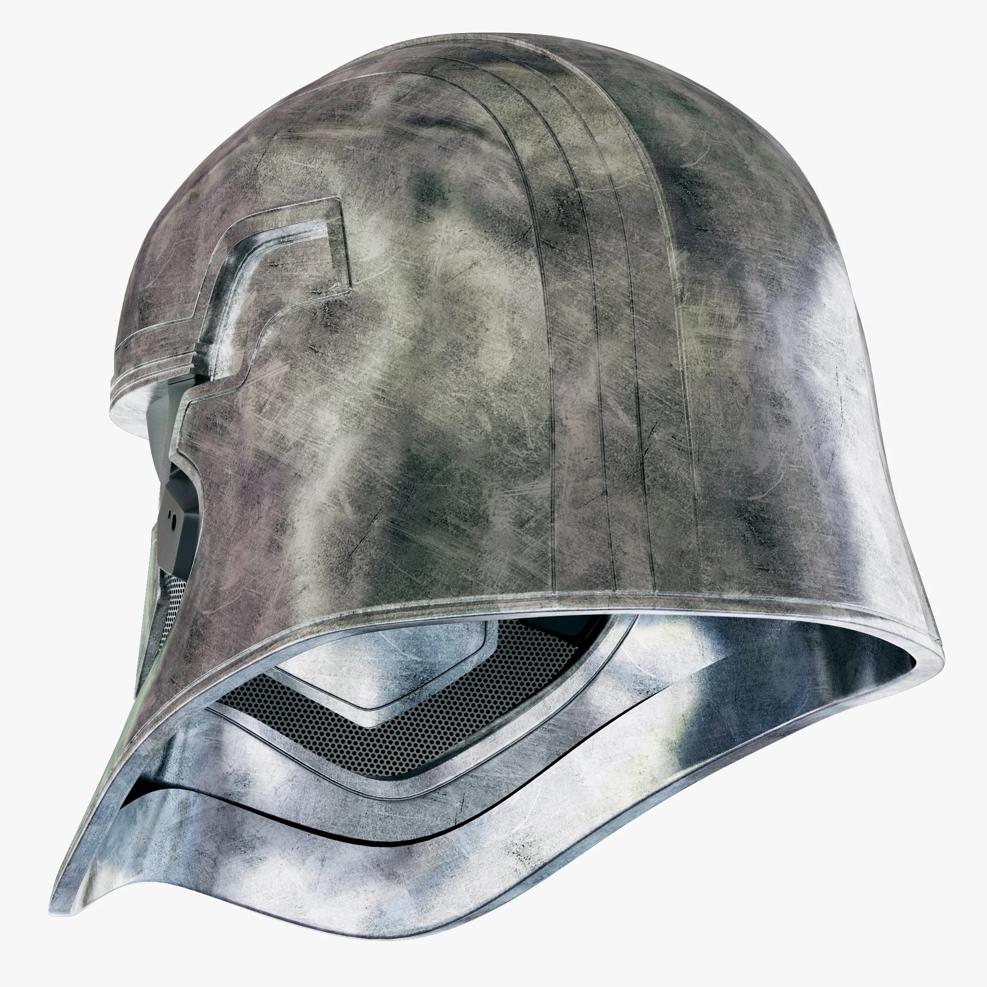 First Order Captain Phasma Helmet — 3D model preview 5