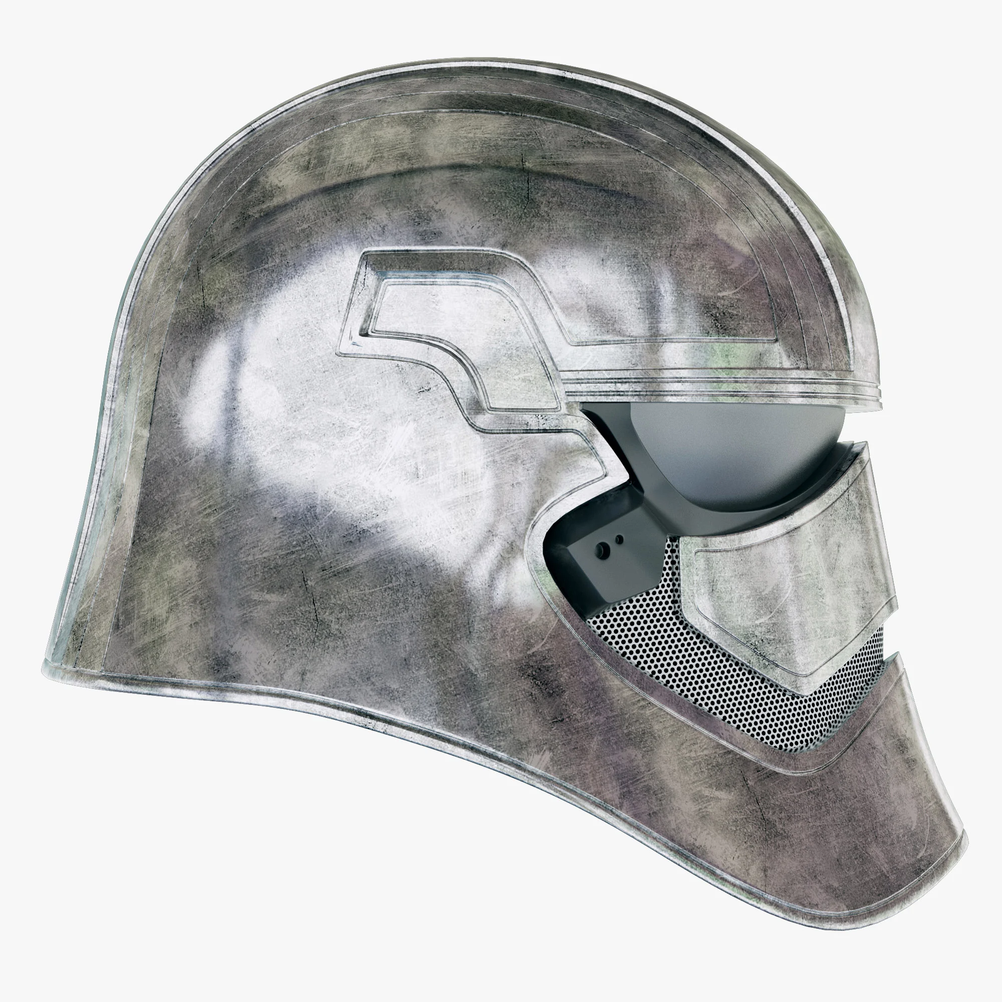 First Order Captain Phasma Helmet — 3D model preview 9