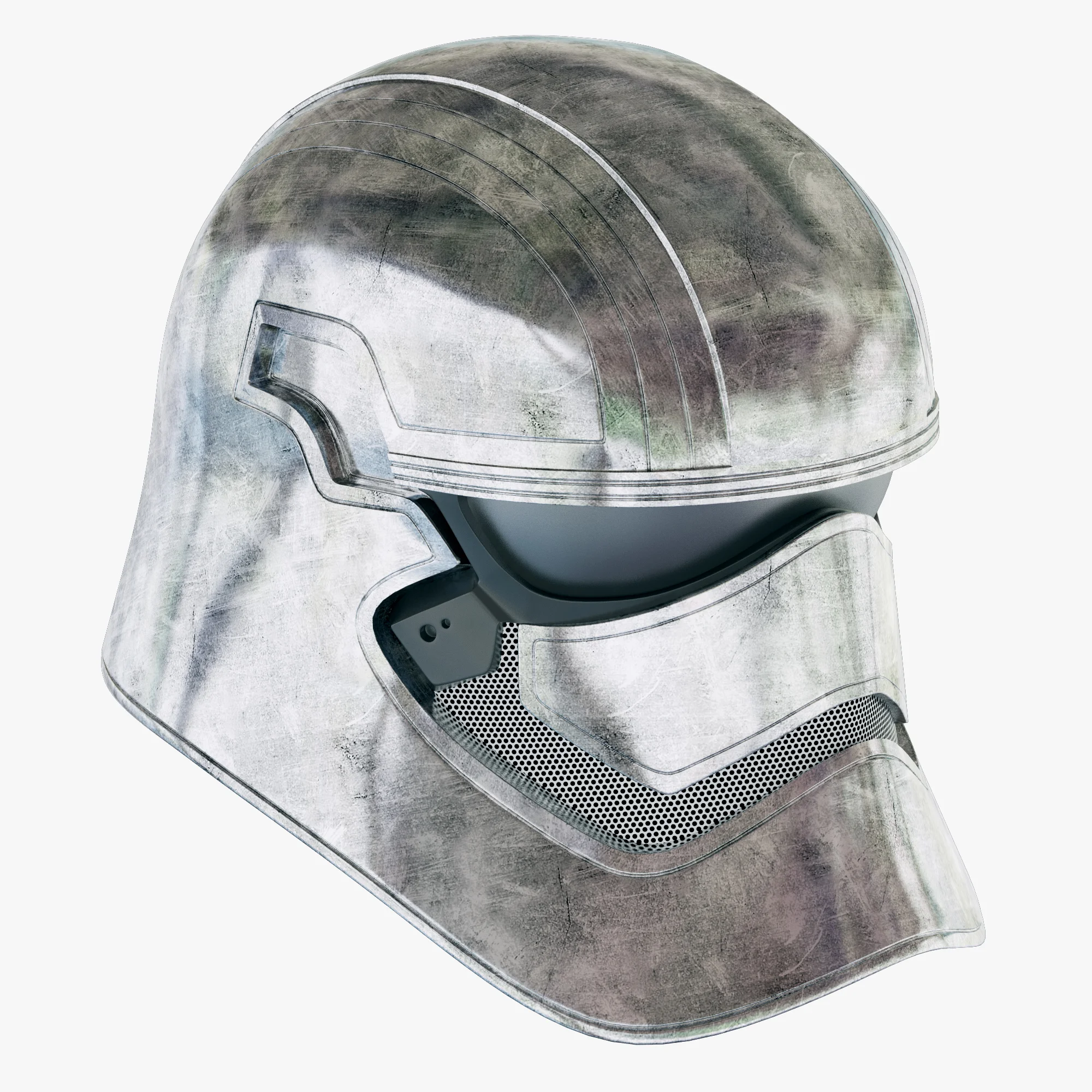 First Order Captain Phasma Helmet — 3D model preview 12