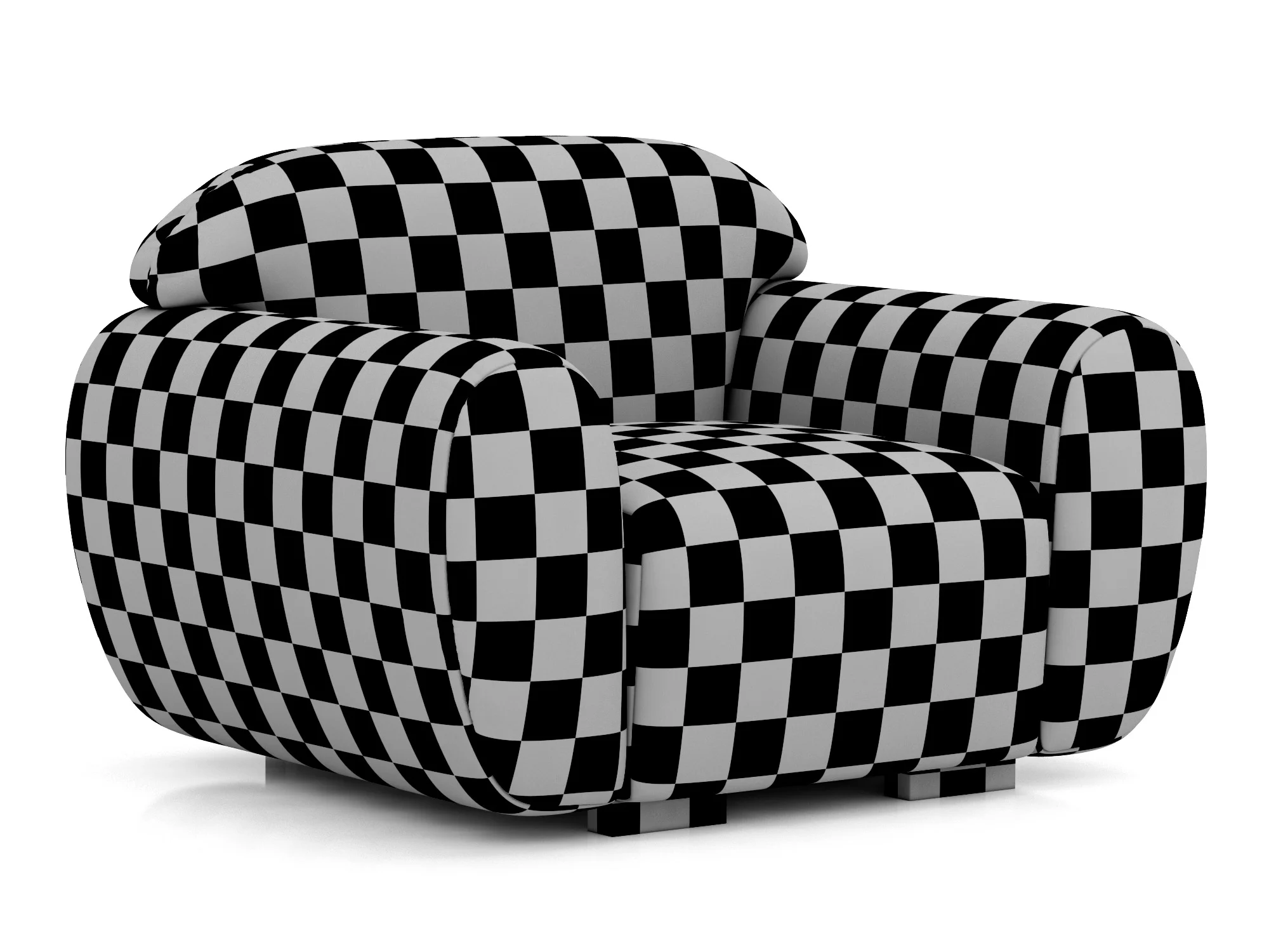 Brabbu OTTER Armchair — 3D model preview 10