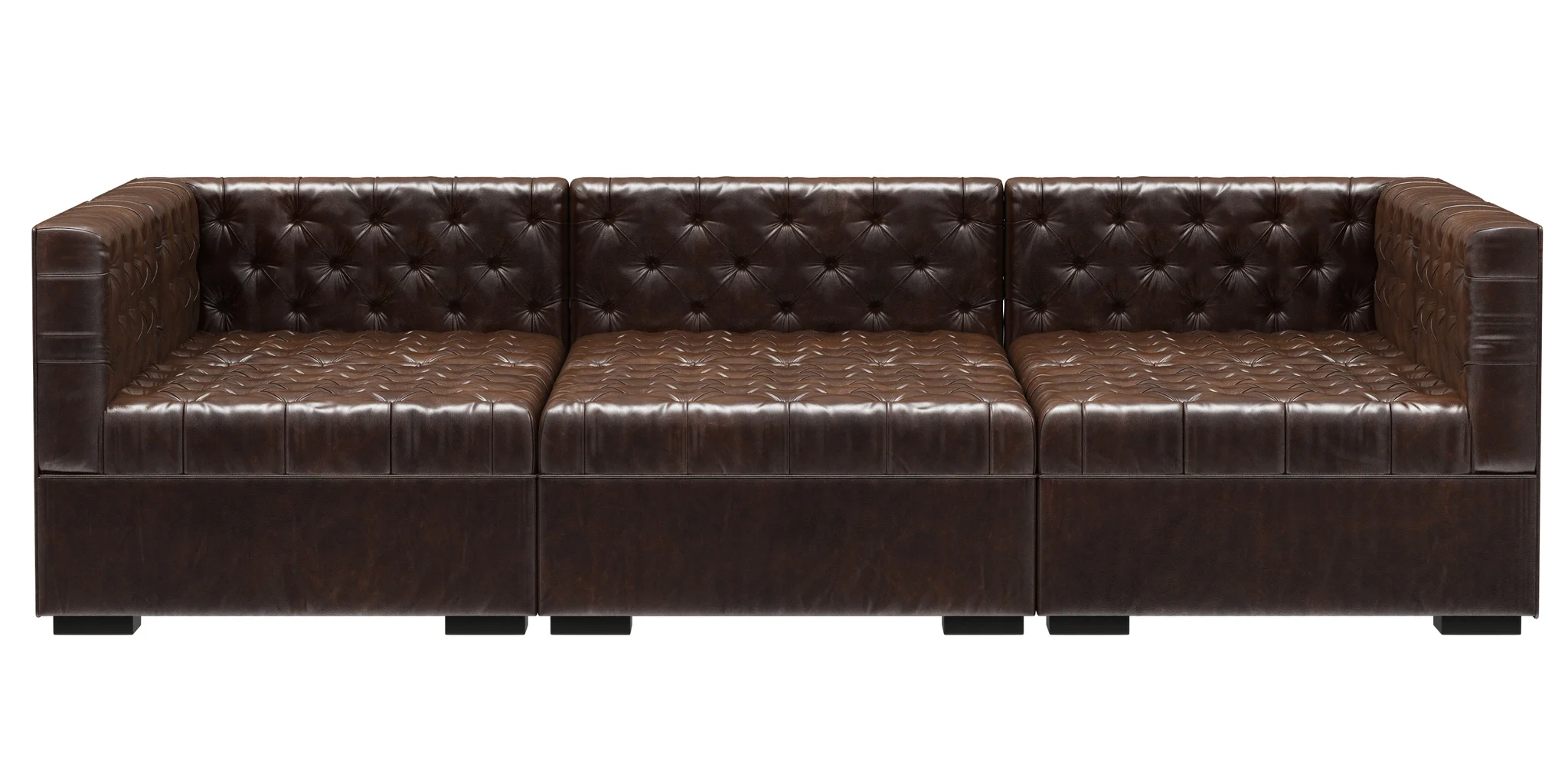 RH Teen Everly Modular Lounge Customizable Sectional — 3D model preview 1