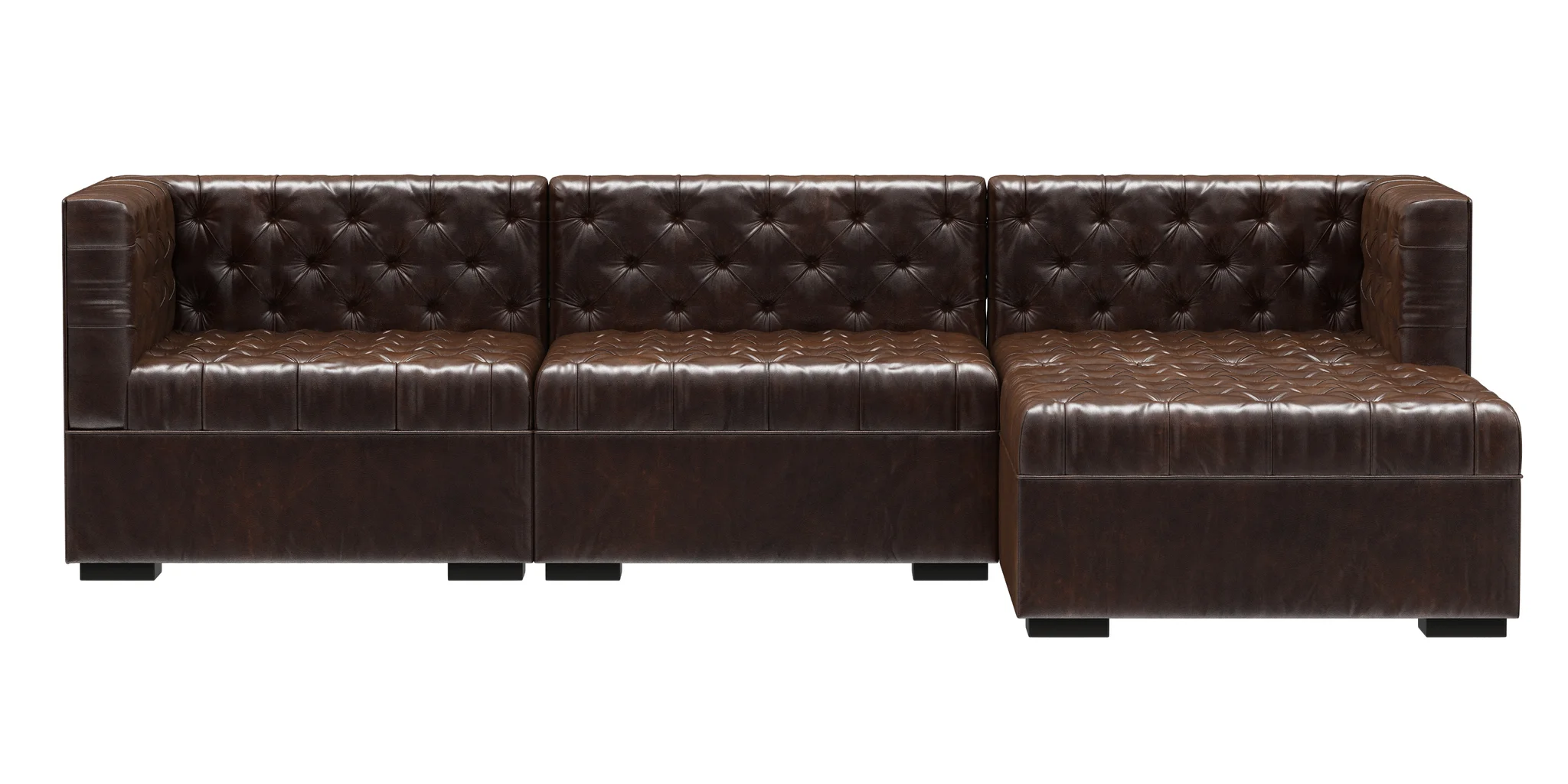 RH Teen Everly Modular Lounge Customizable Sectional — 3D model preview 3