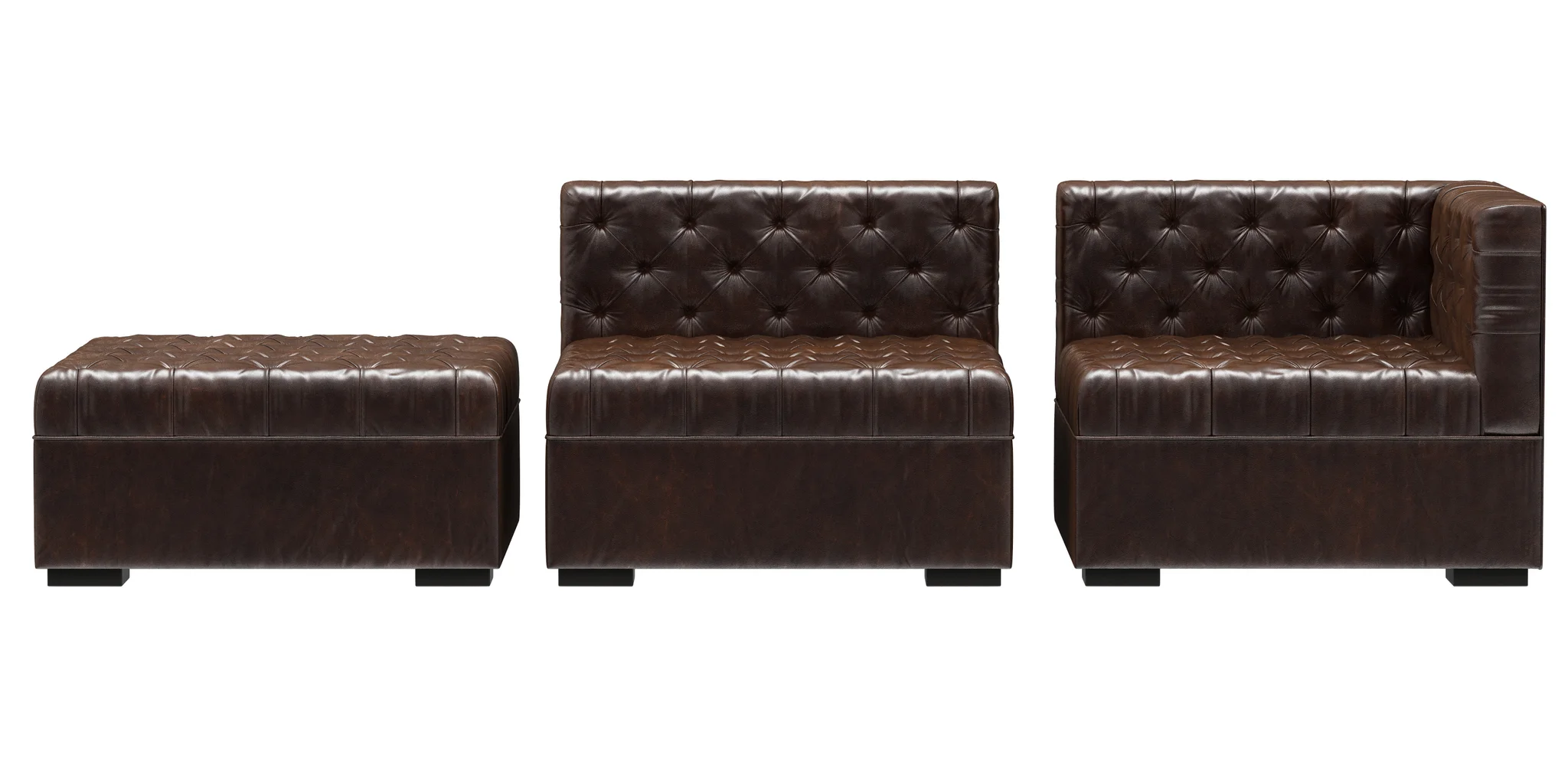 RH Teen Everly Modular Lounge Customizable Sectional — 3D model preview 10