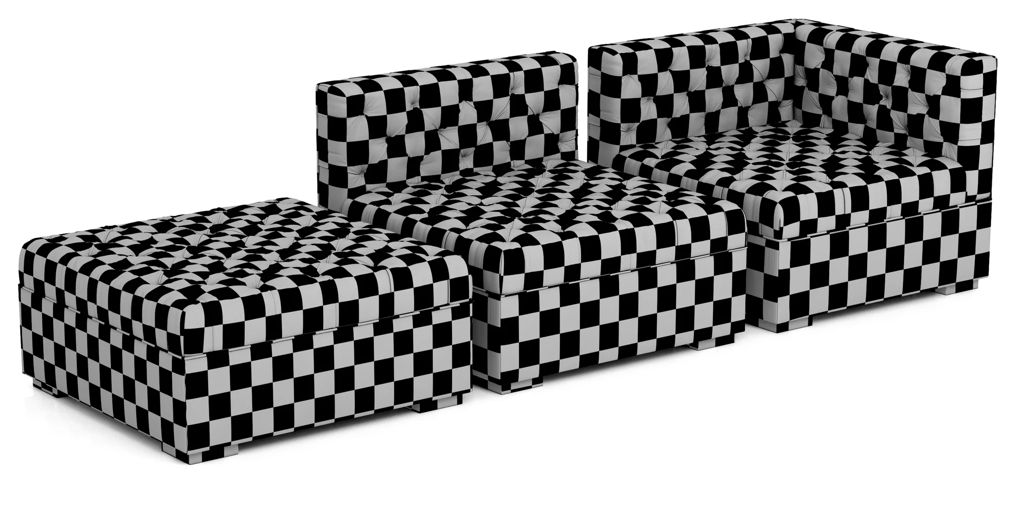 RH Teen Everly Modular Lounge Customizable Sectional — 3D model preview 13