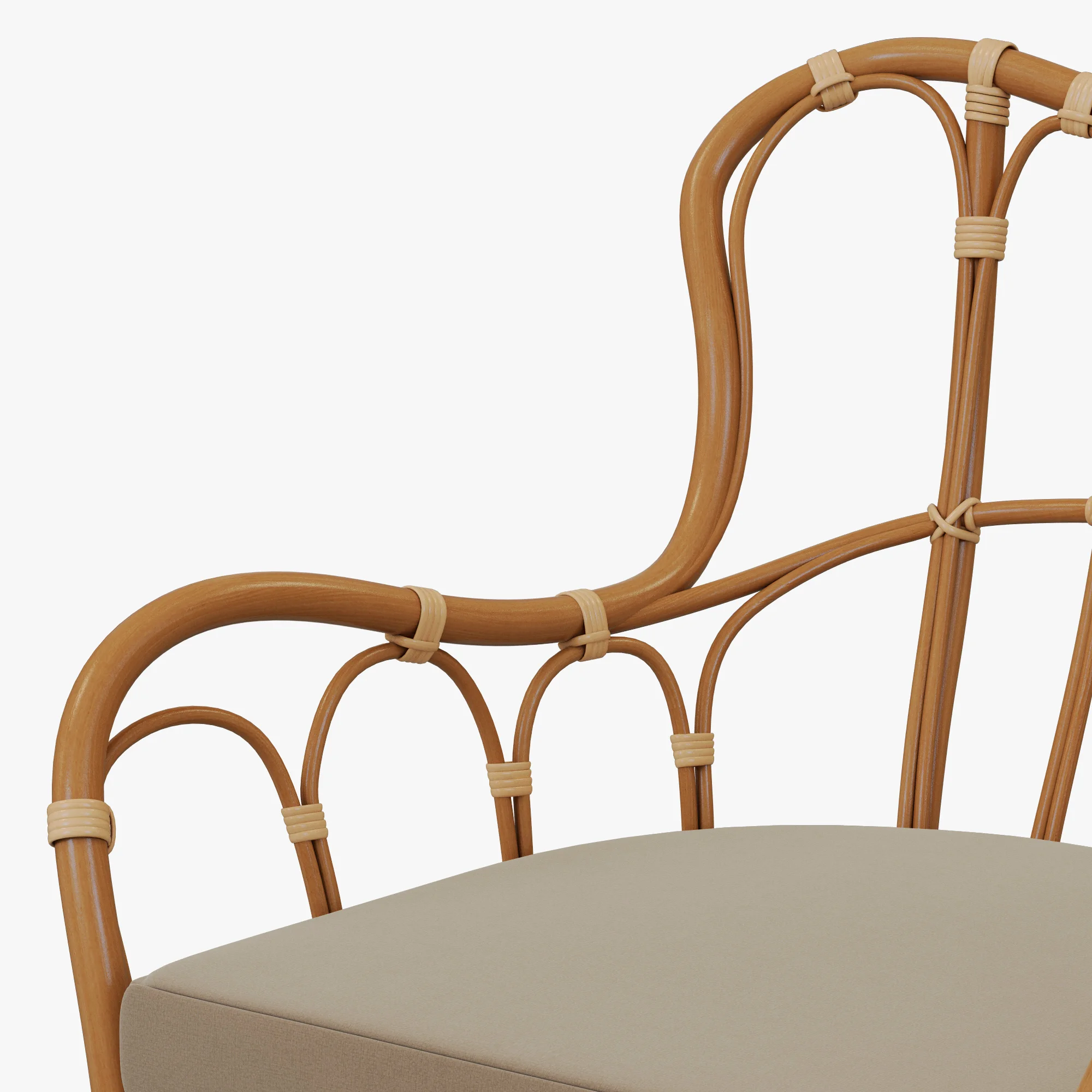 Ikea MASTHOLMEN Armchair — 3D model preview 5