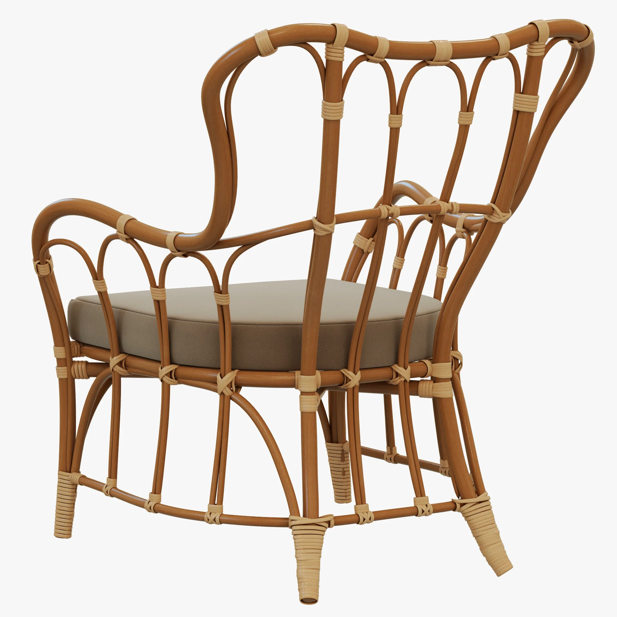 Ikea MASTHOLMEN Armchair — 3D model preview 6