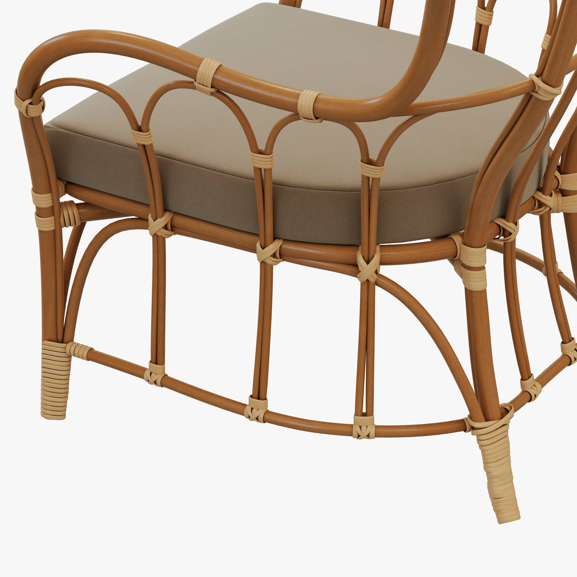 Ikea MASTHOLMEN Armchair — 3D model preview 9