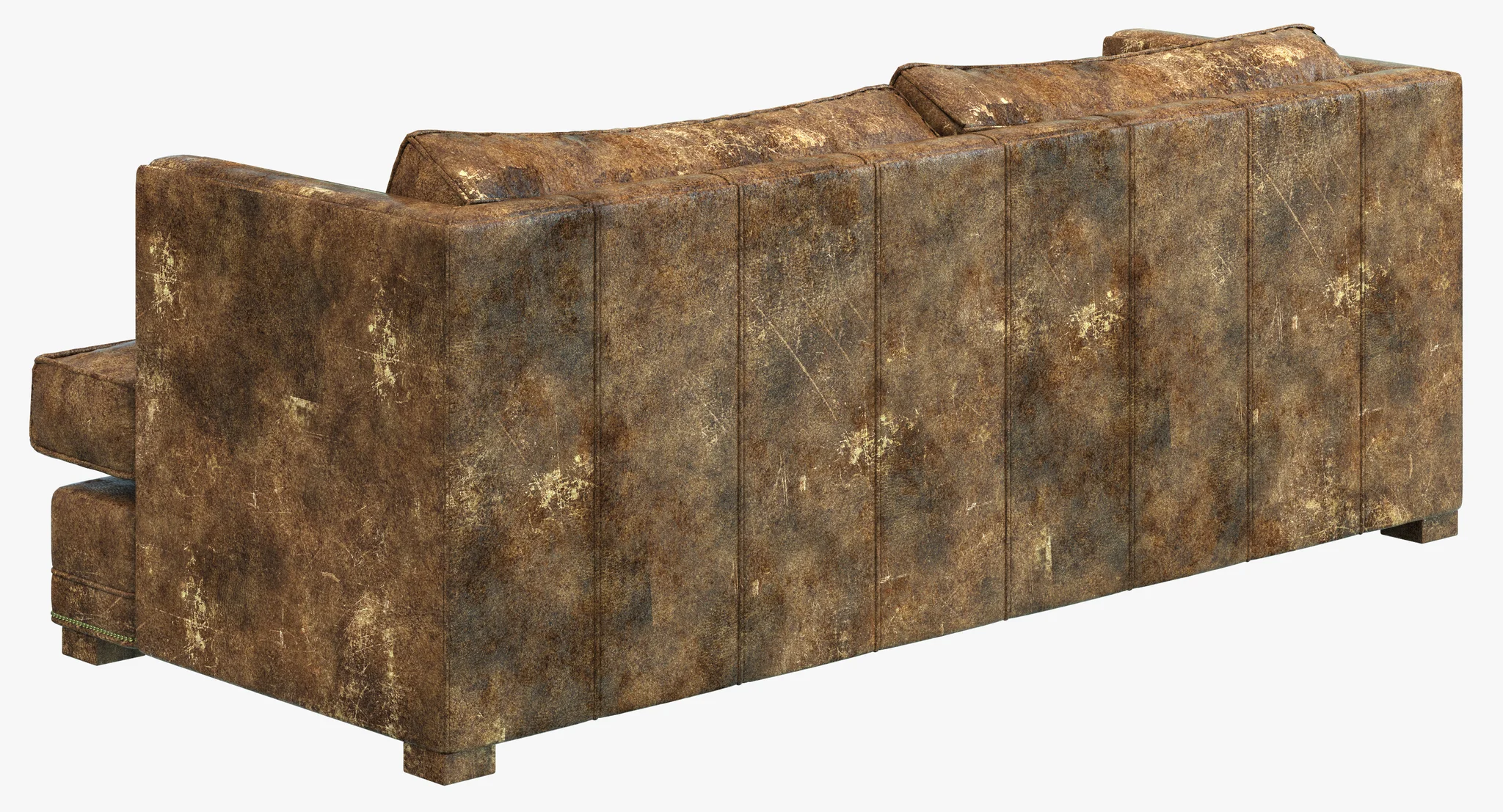 Restoration Hardware Easton Leather Sofa — 3D model preview 6
