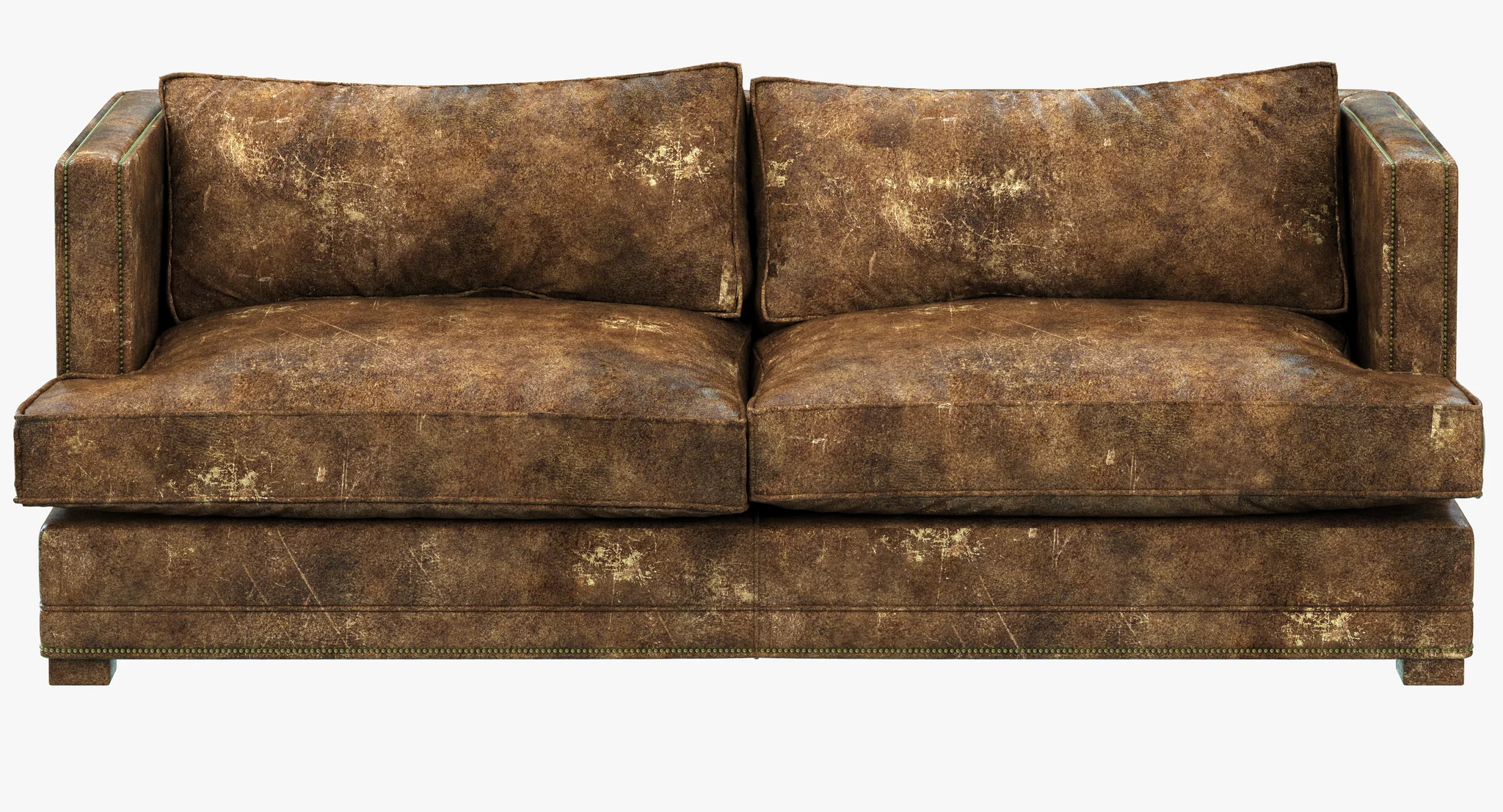 Restoration Hardware Easton Leather Sofa — 3D model preview 9
