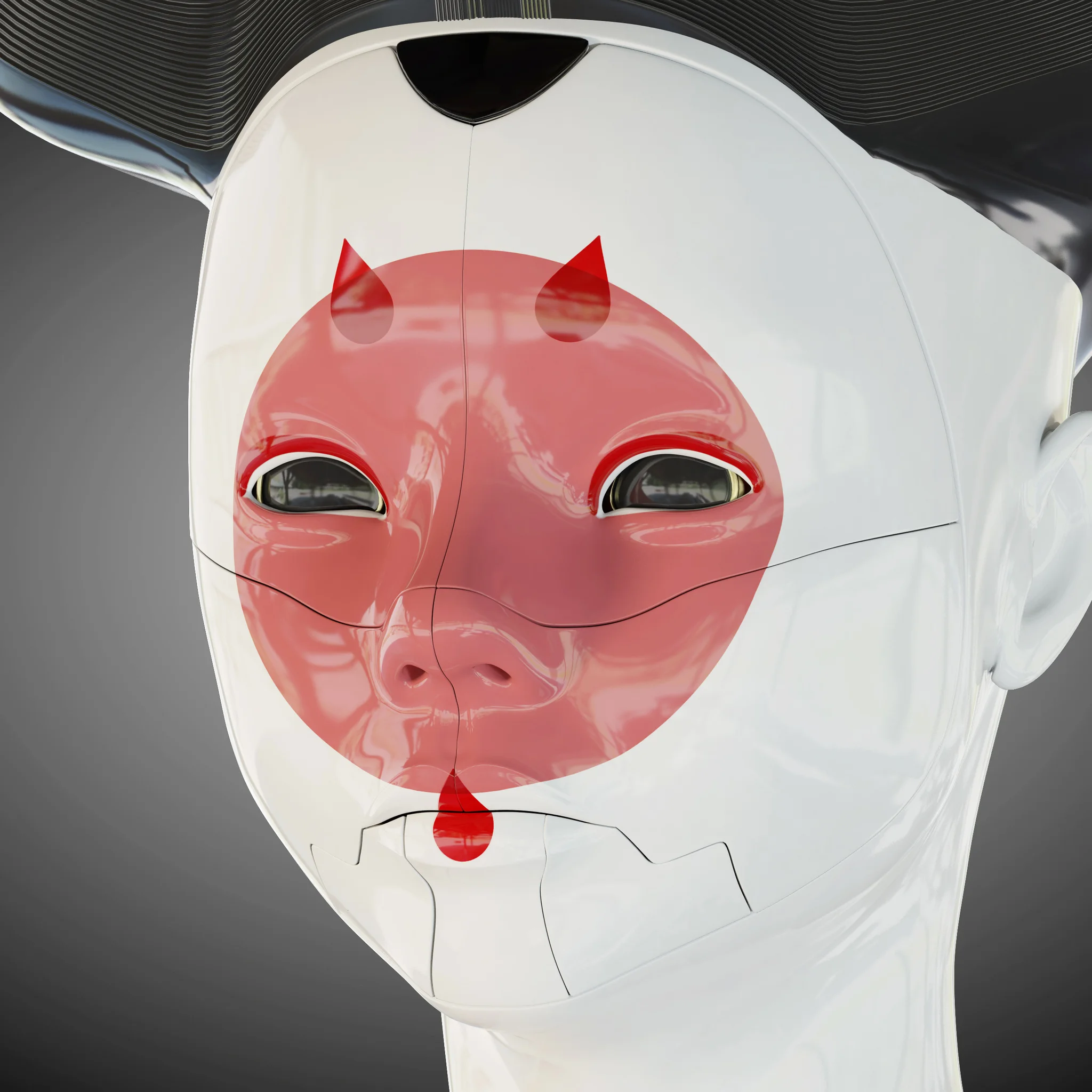 Ghost In The Shell Geisha — 3D model preview 2